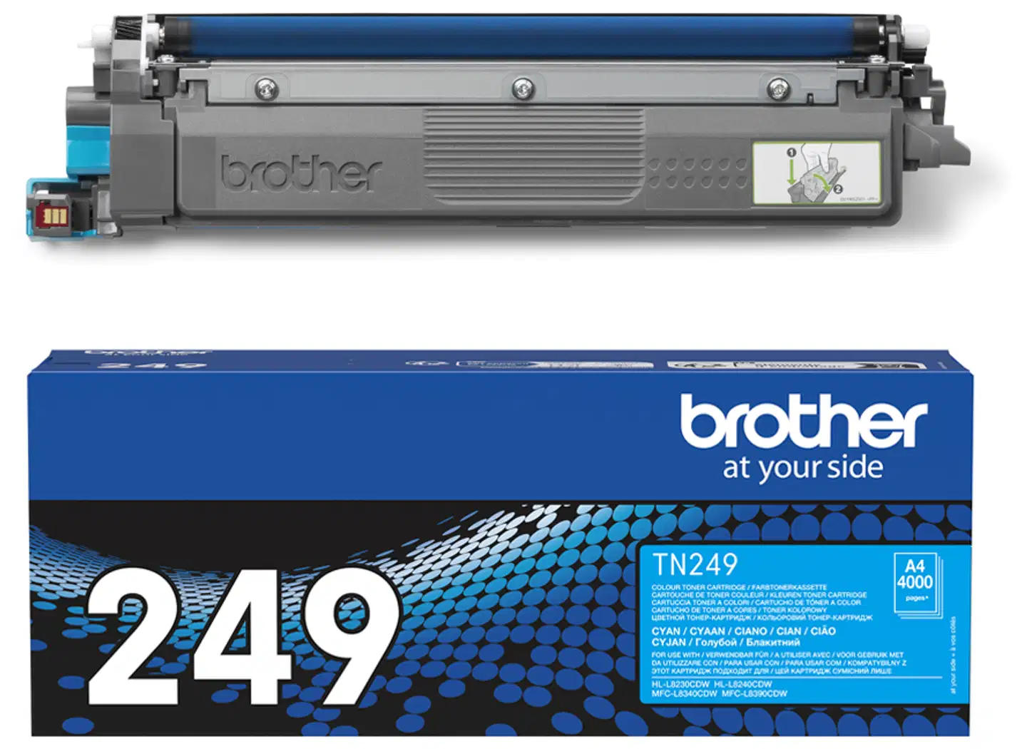 Brother laservärikasetti TN249C sininen - 5