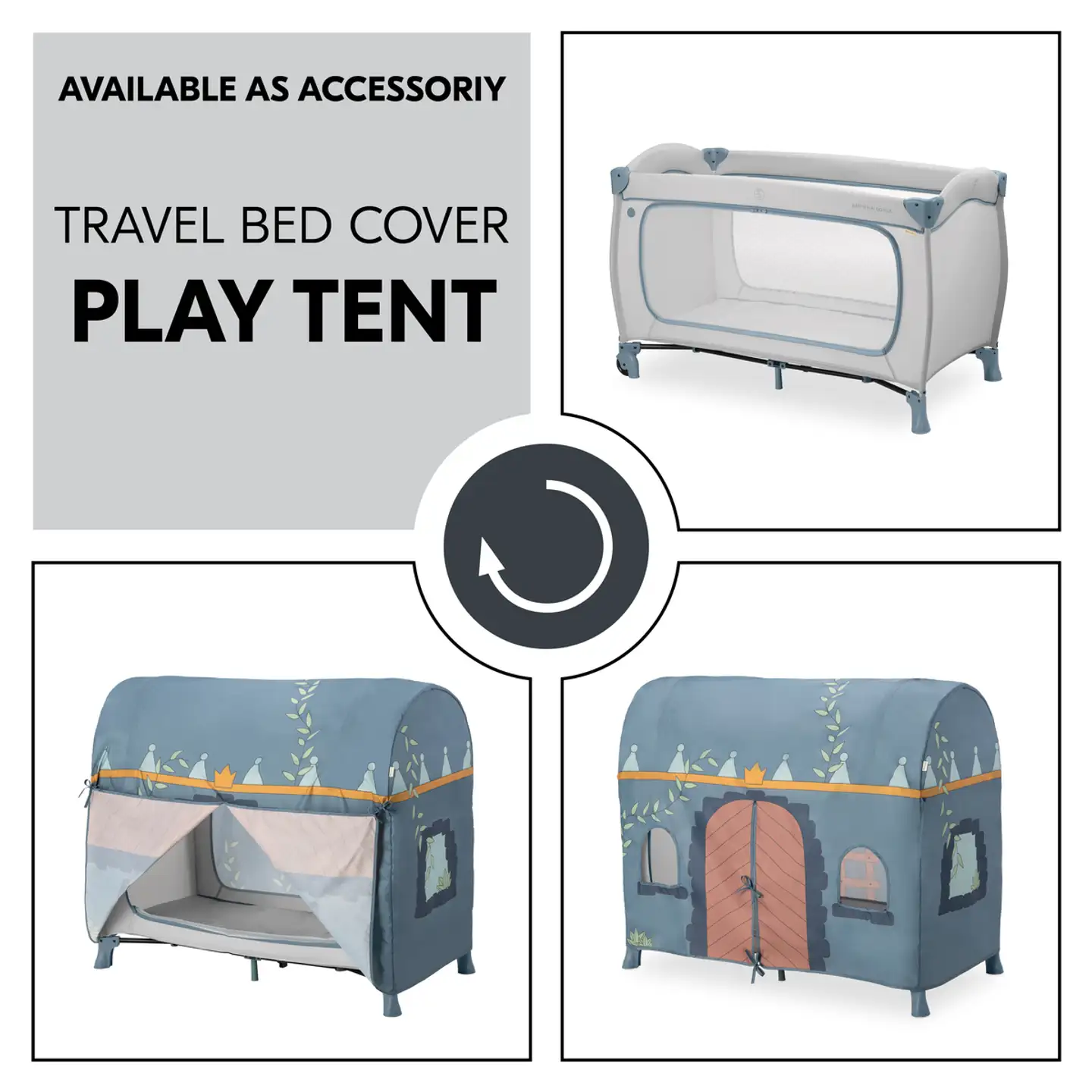 Hauck matkasänky Sleep N Play Go Plus sininen - 17