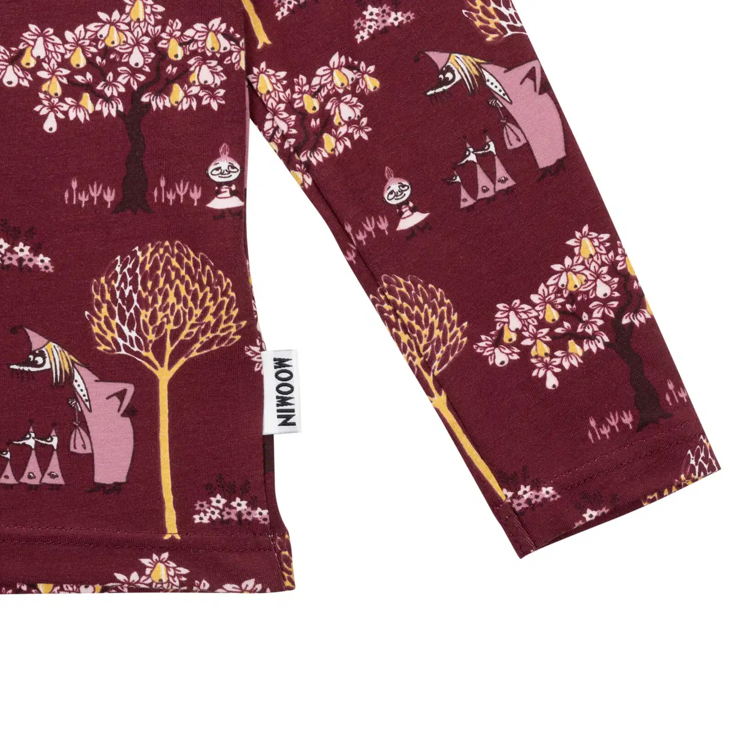 Muumi lasten paita Vilijonkka 593453 - burgundi - 2
