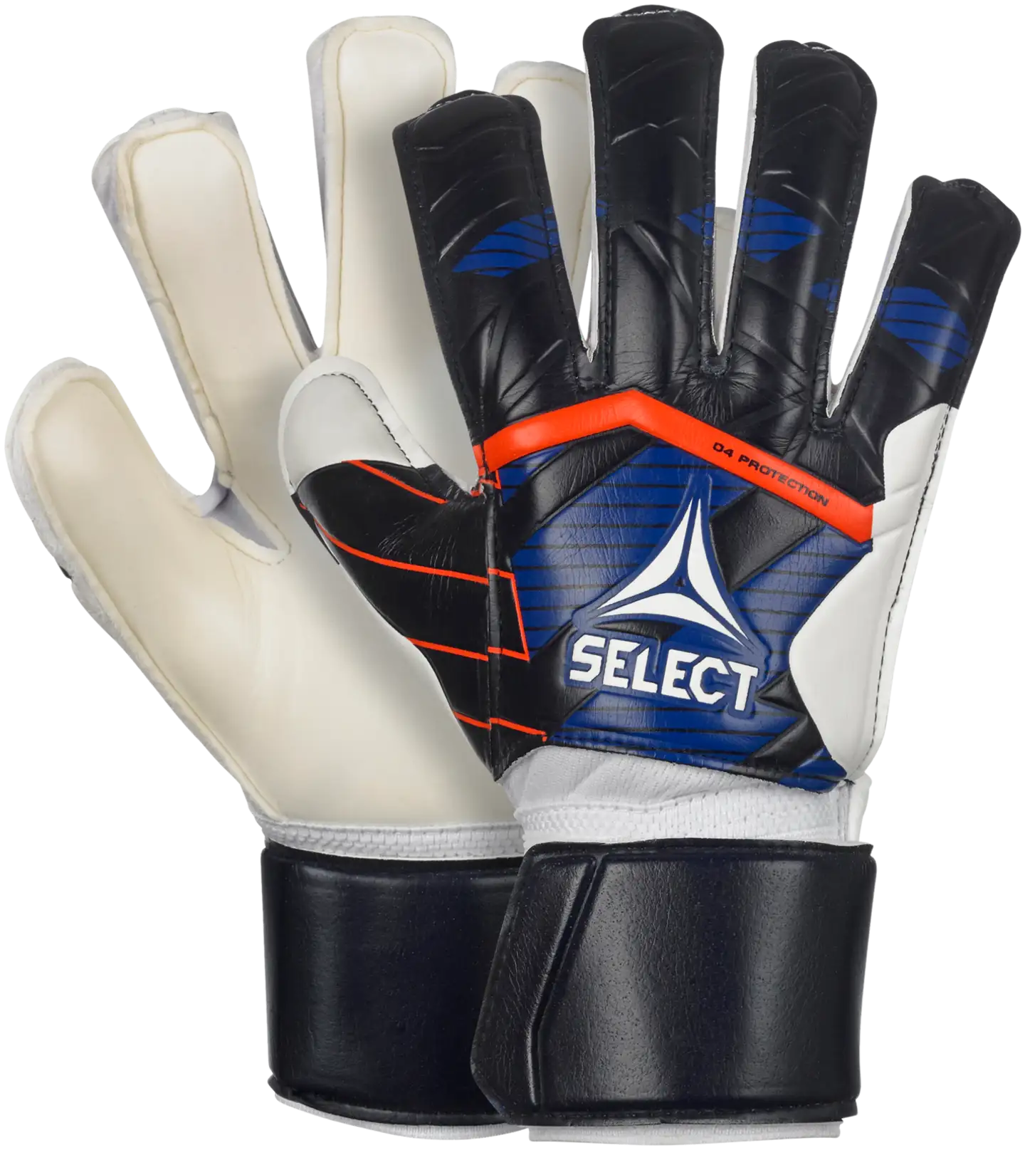 Select MV-hanska 04 Youth w/finger protection v24 - Blue/White - 1