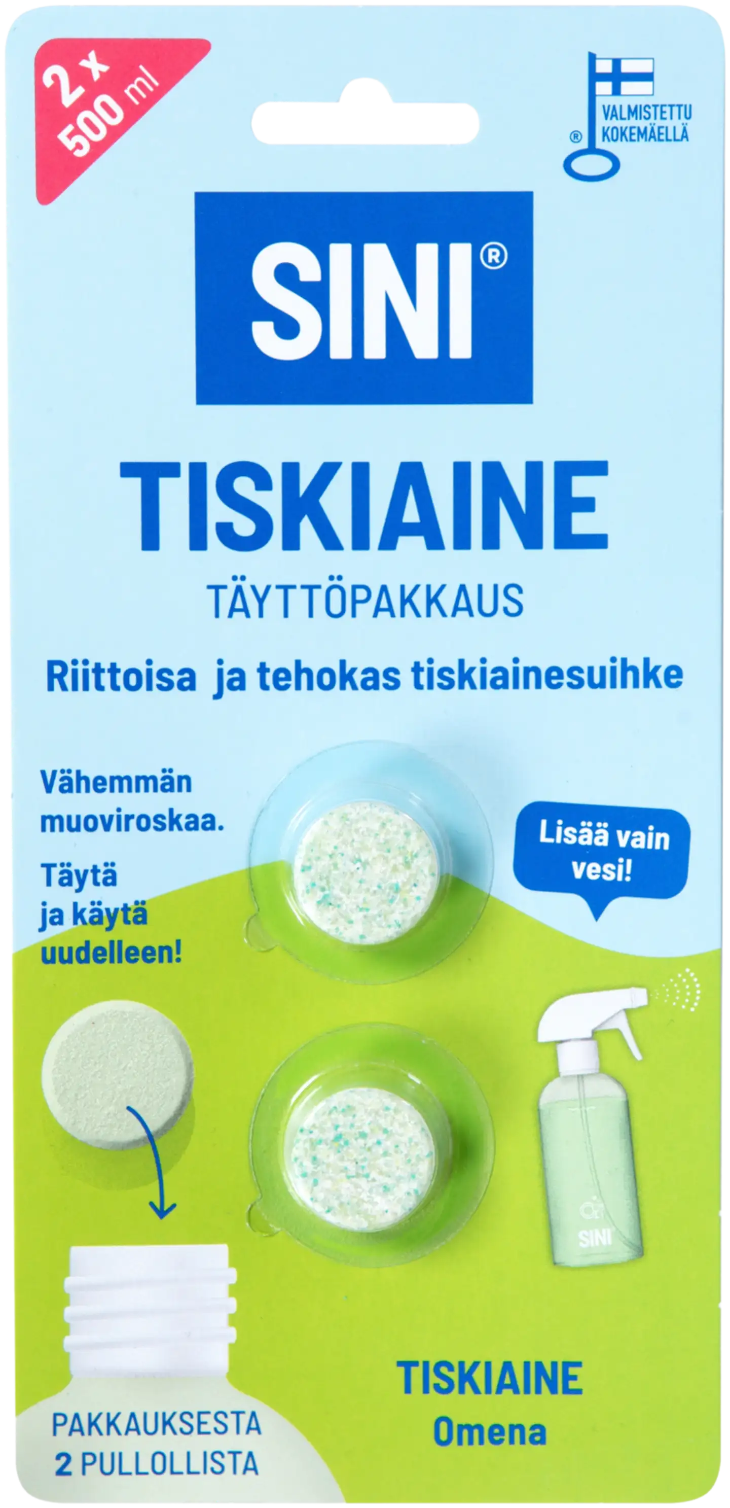 SINI käsitiski täyttöpakkaus 2 kpl