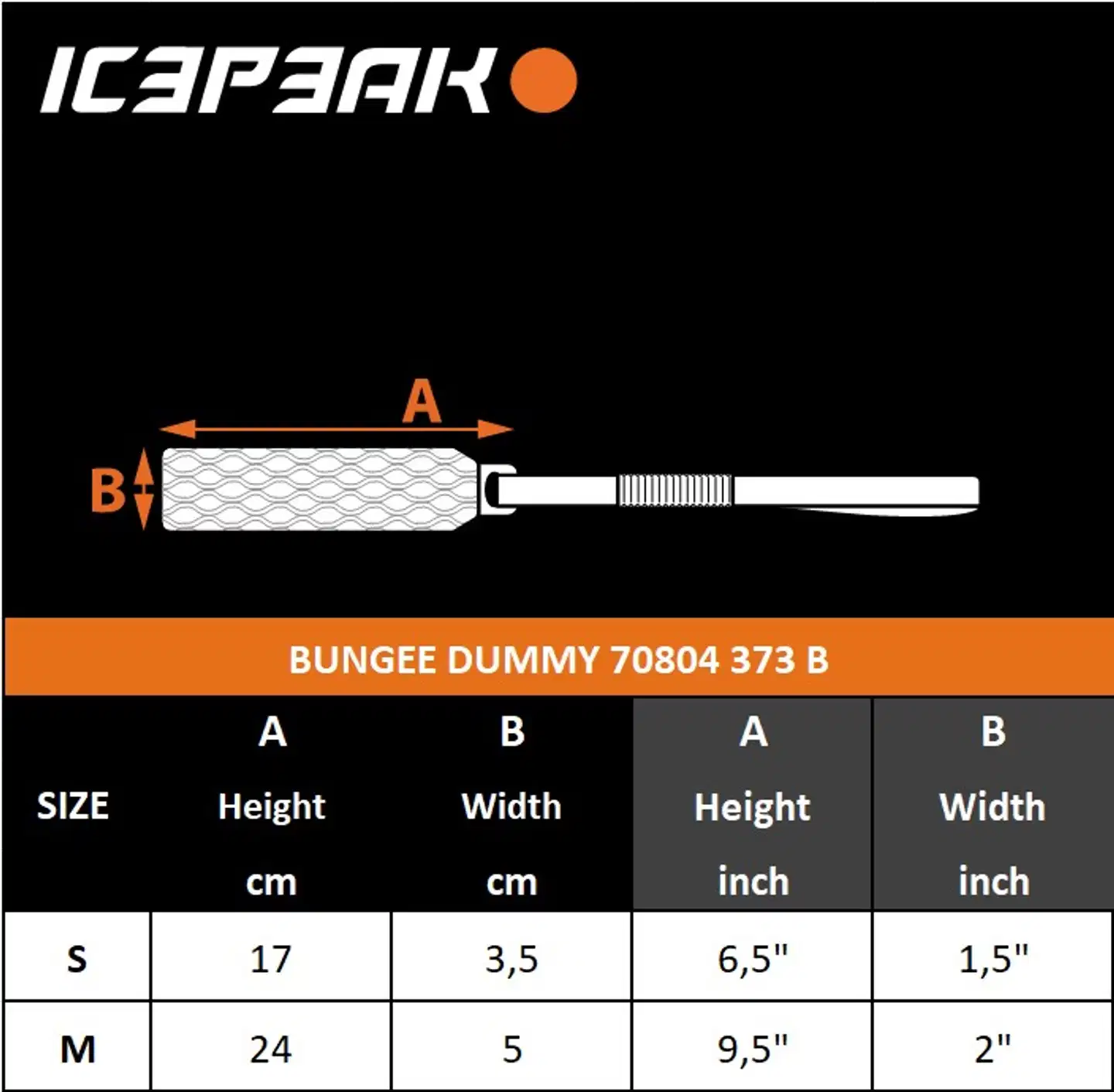 Icepeak Pet dummy Bungee M keltainen - 3