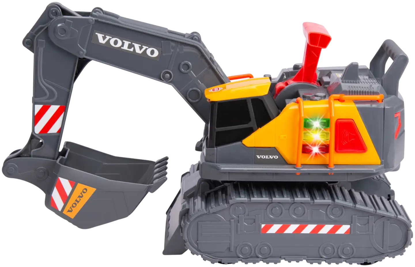 Dickie Toys Volvo Power Kaivinkone valoin ja äänin - 4