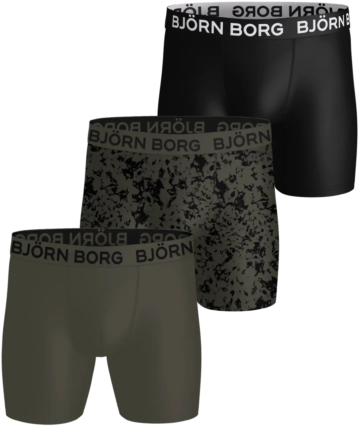 Björn Borg Miesten 3-pack tekniset bokserit - Multipack 2