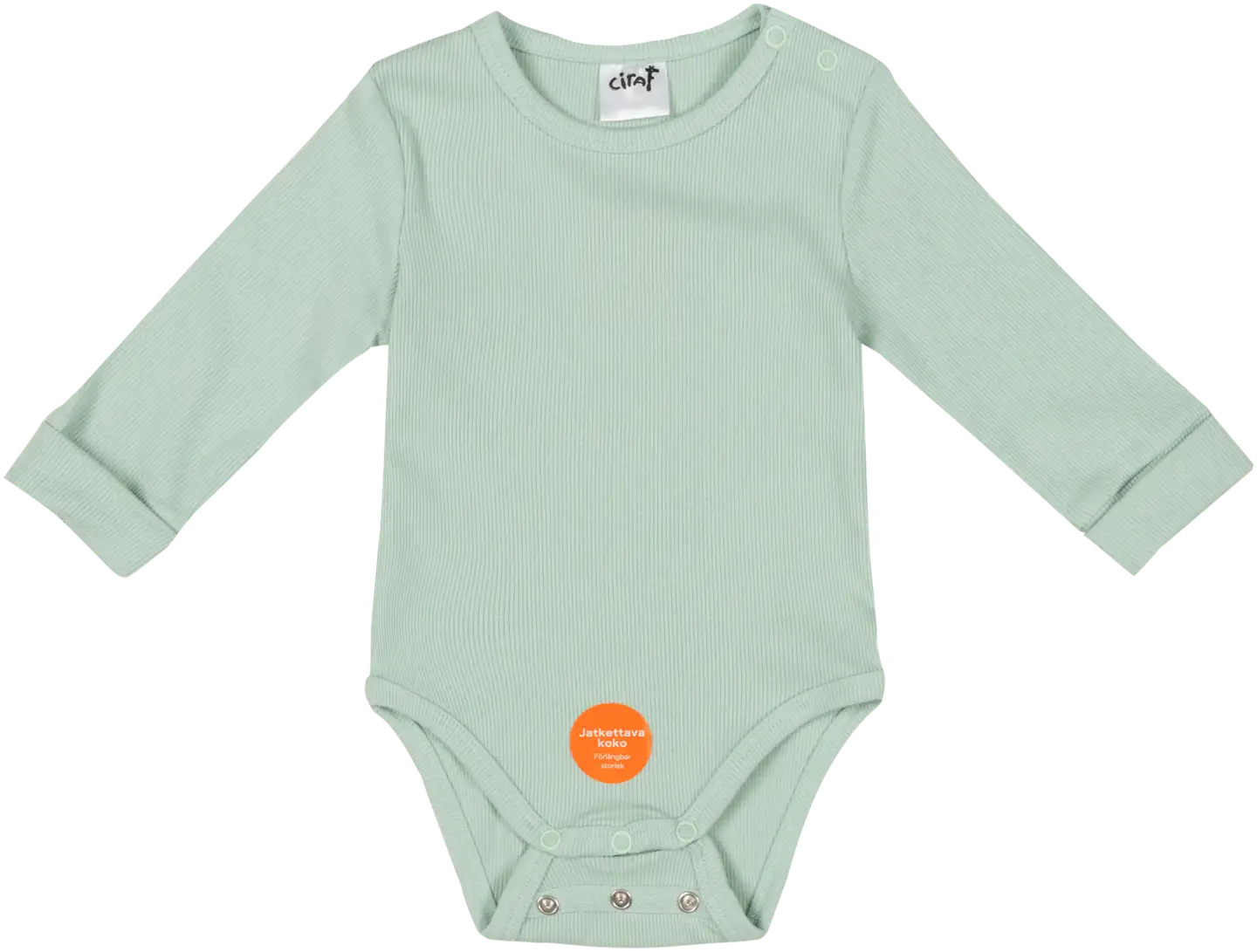 Ciraf vauvojen ribbibody 250B252922 2-pack - Surf Spray & Warm taupe - 1