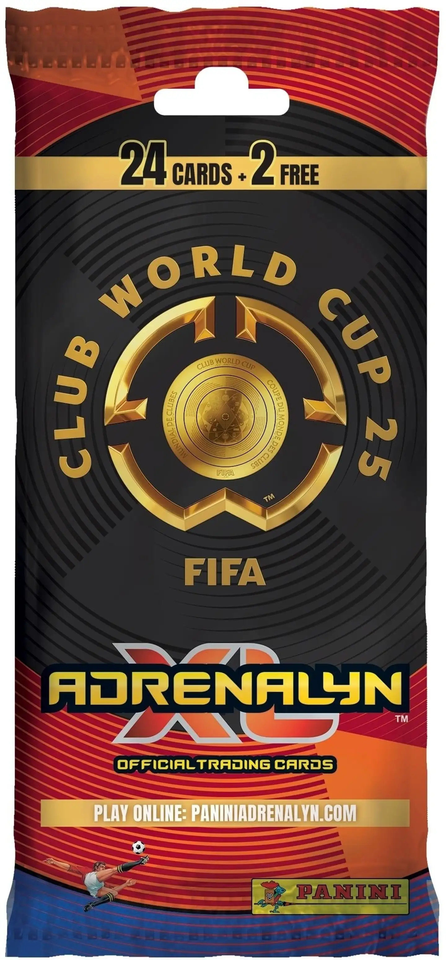 Fifa Club World Cup 25 Adrenalyn XL -24 kortin pakkaus keräilykortit