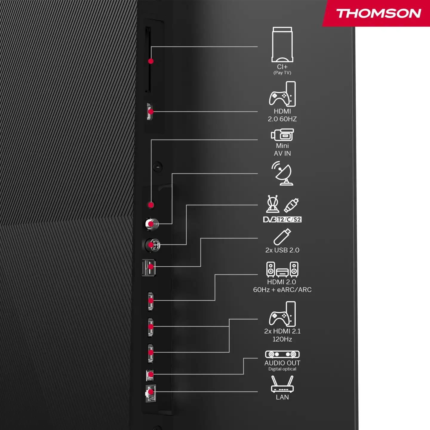 Thomson 65" 4K UHD OLED Google TV 65OG8S24 - 6