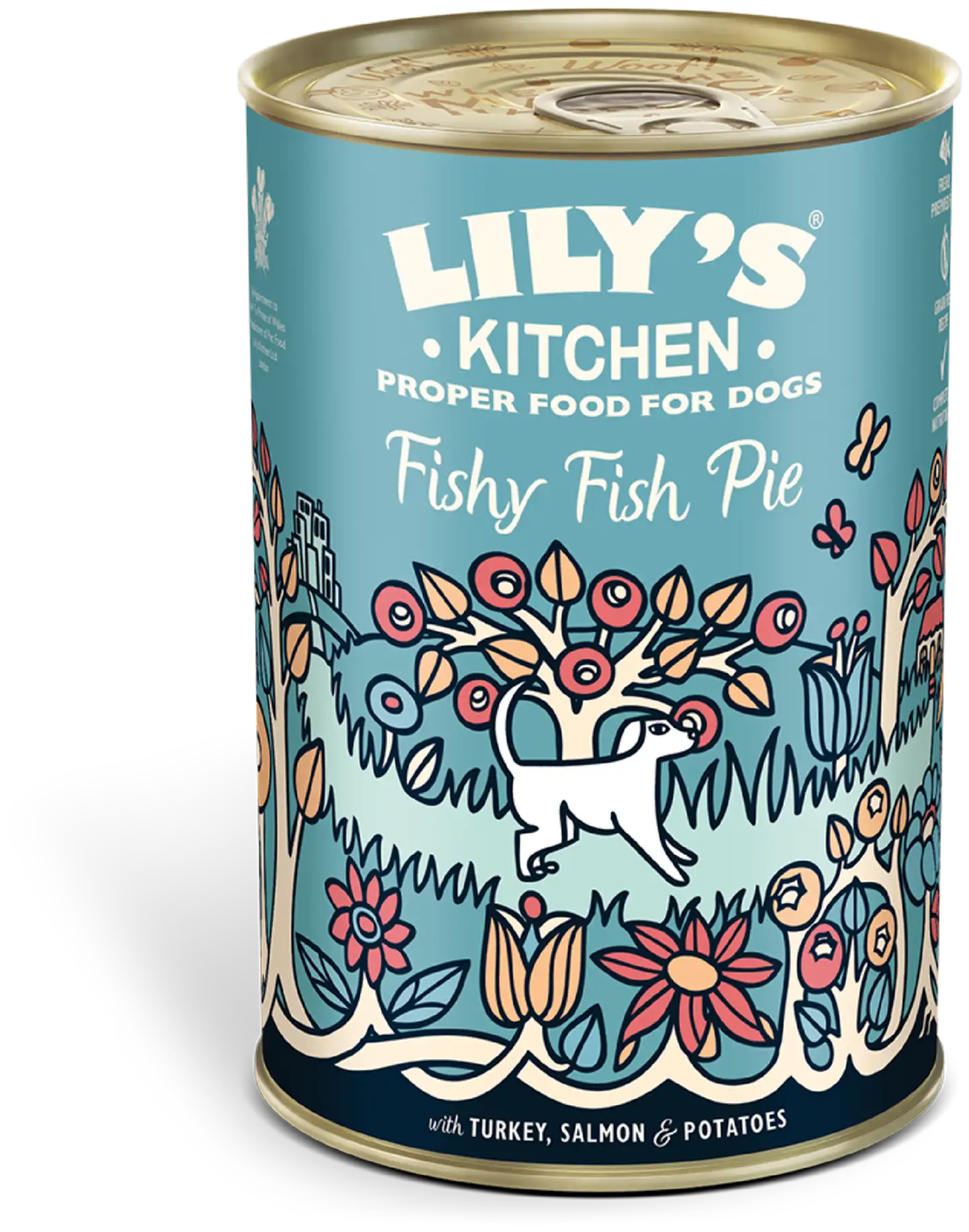 Lily's Kitchen 400g Fishy Fish Pie sis. kalkkunaa, kalaa ja kasviksia koiranruoka