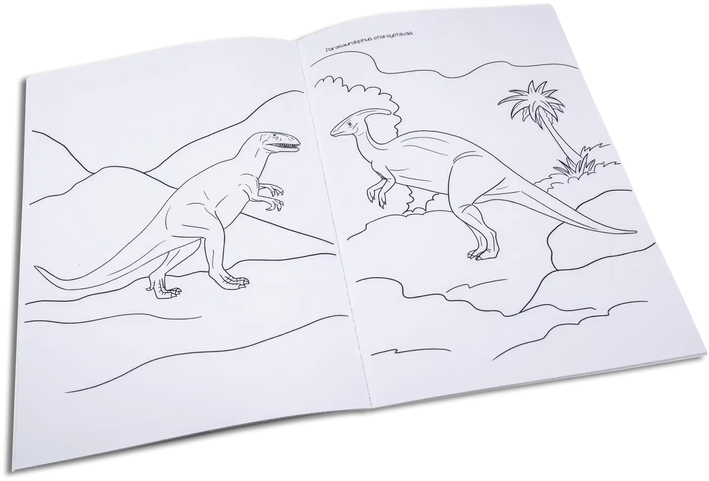 Mahtavat dinosaurukset - värityskirja - 2