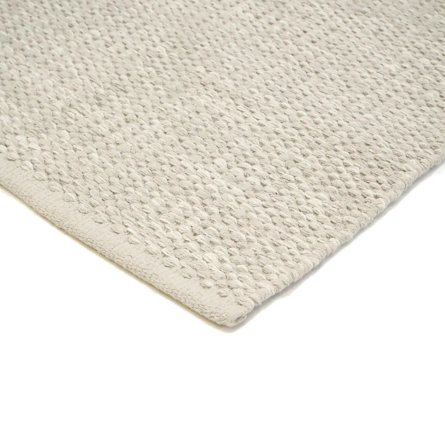 NOKOHOME Puuvillamatto Lumme 60x120 vaaleanharmaa - 3