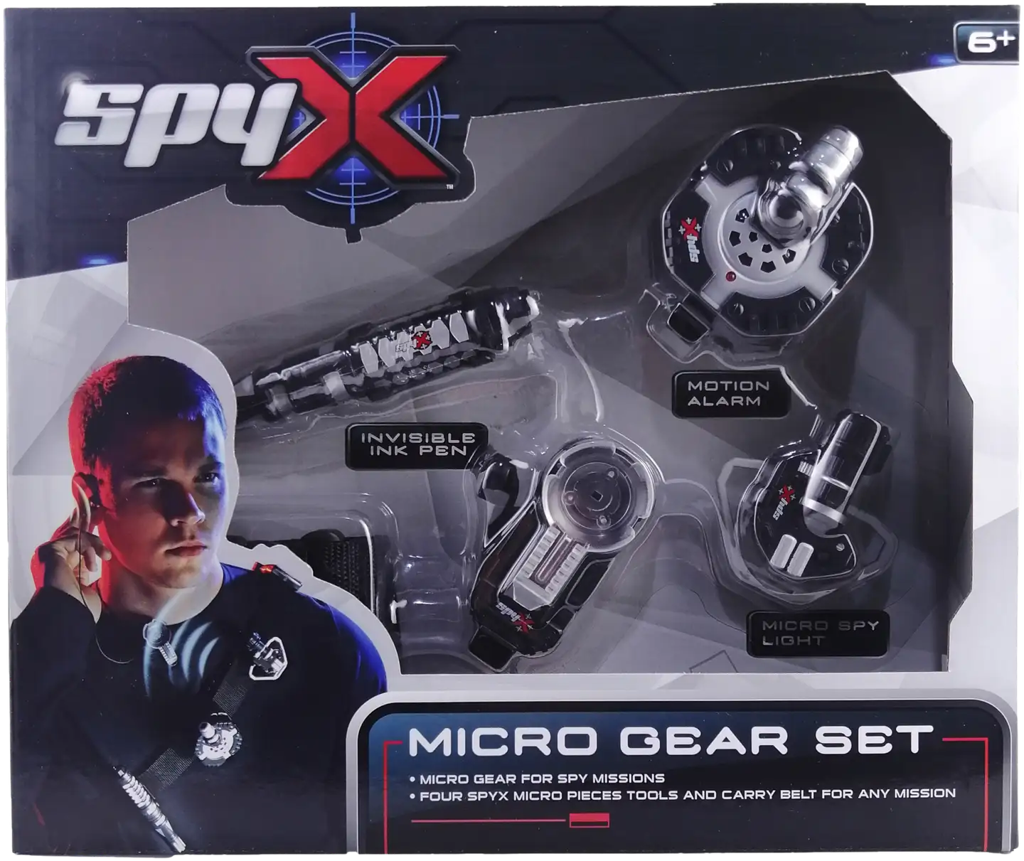 SpyX Micro Gear vakoilijan välinesarja 4 vakoilulaitetta - 2