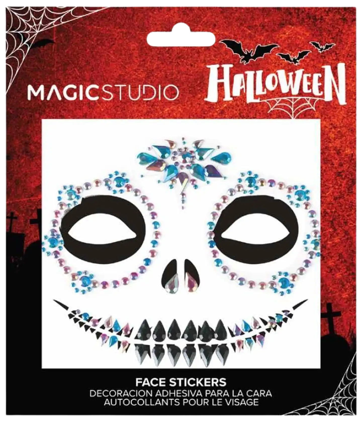 Magic Studio Halloween kasvotarrat sininen