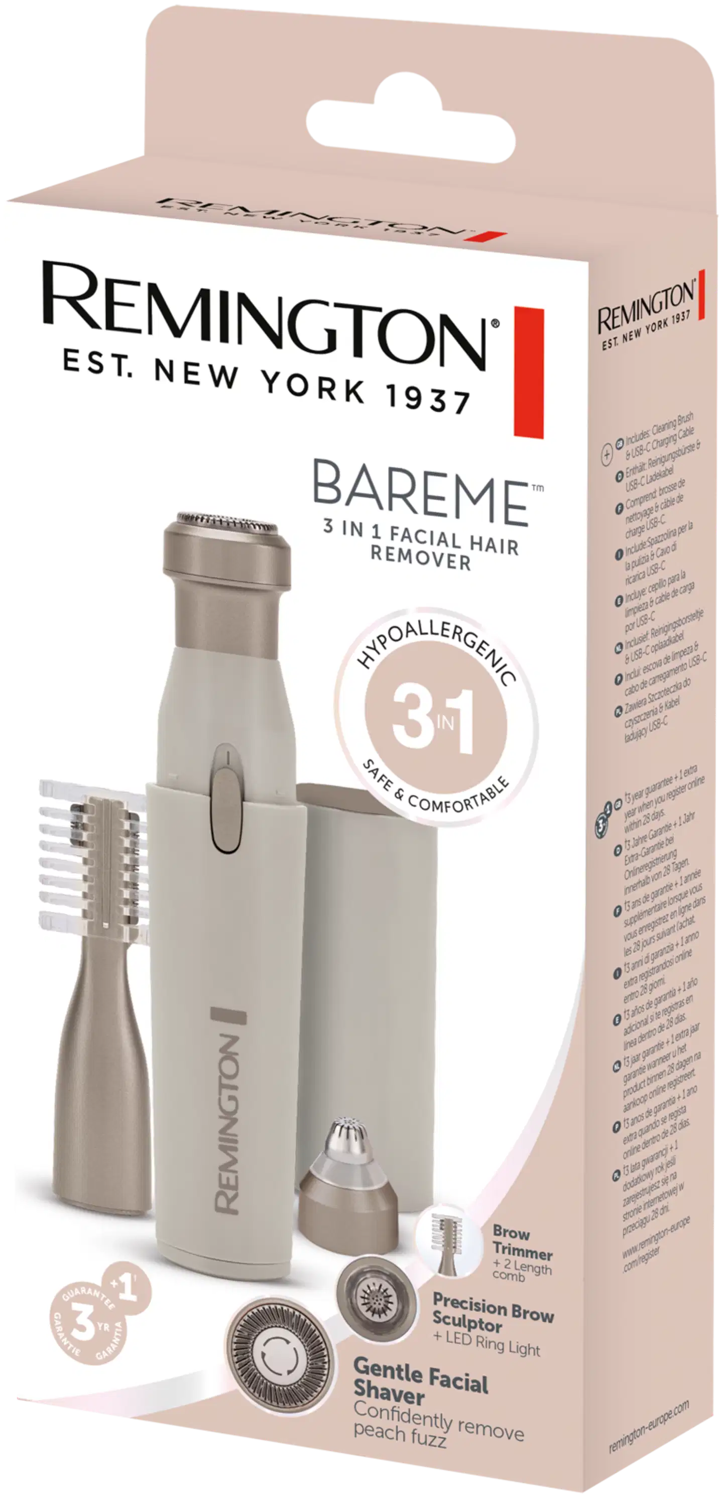 Remington ihokarvanpoistolaite BareMe™ 3in1 WFS310 - 7