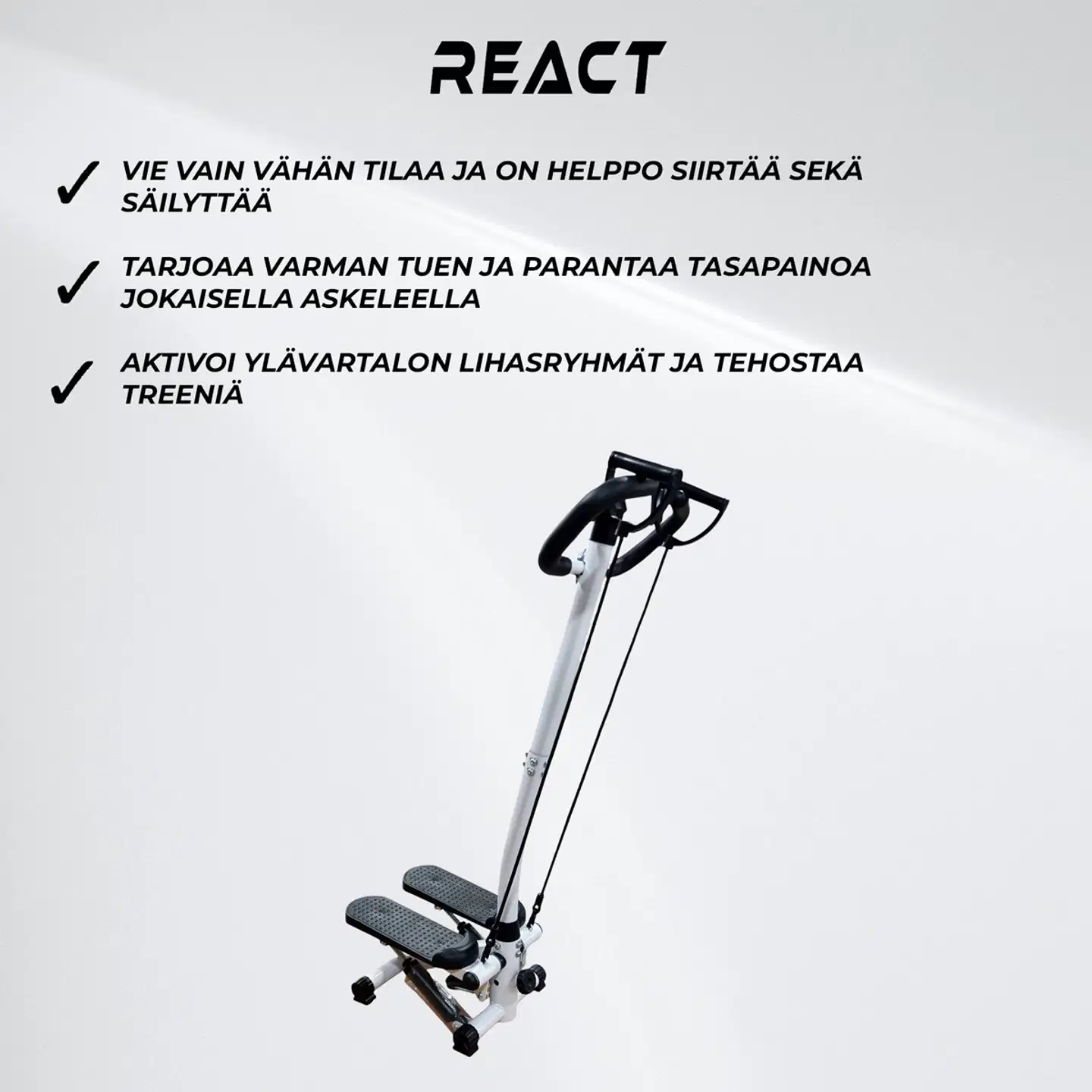 React Stepperi 200 Käsinojalla - 7