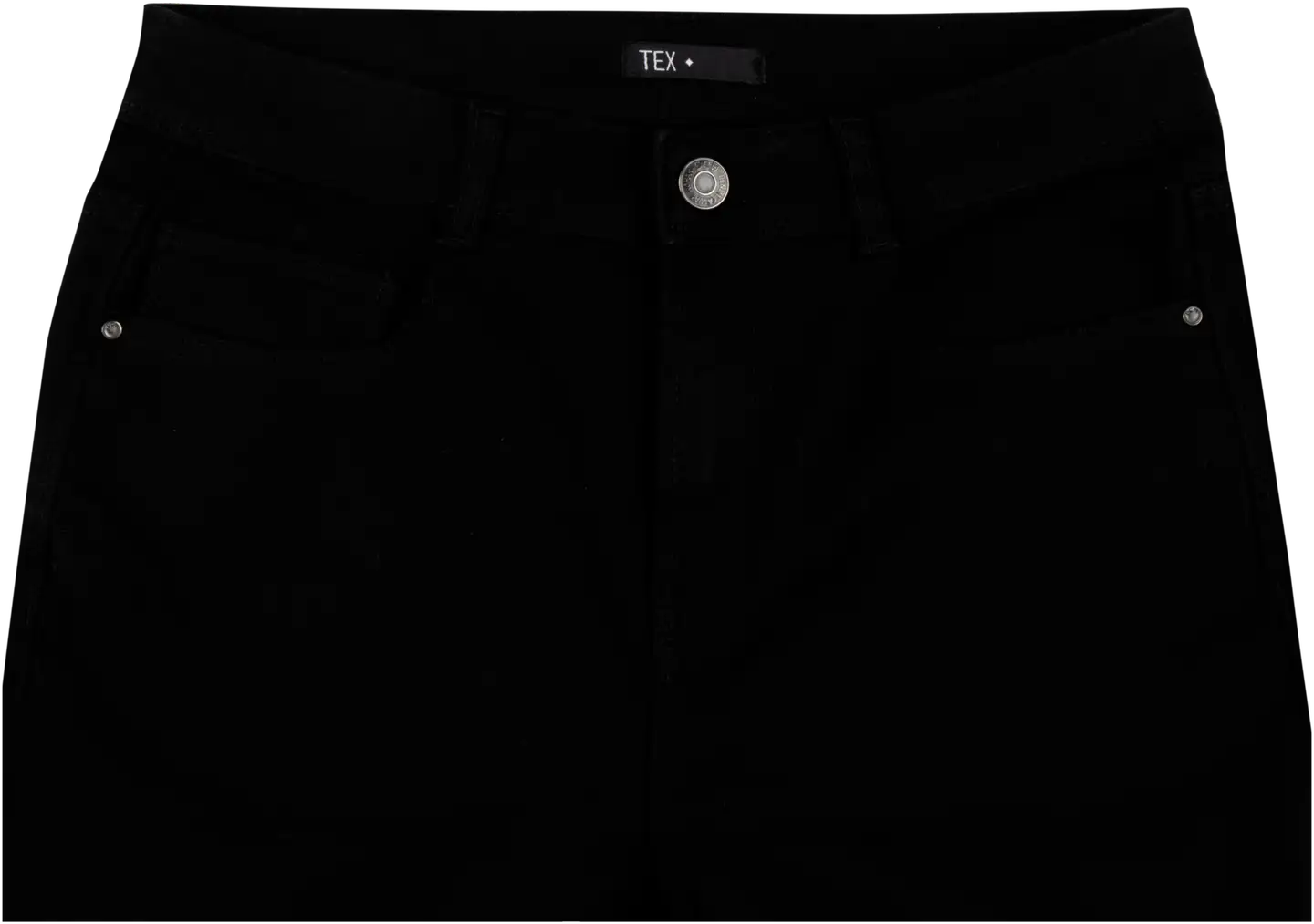 TEX naisten farkut Bootcut I987005 - BLACK 1 - 3