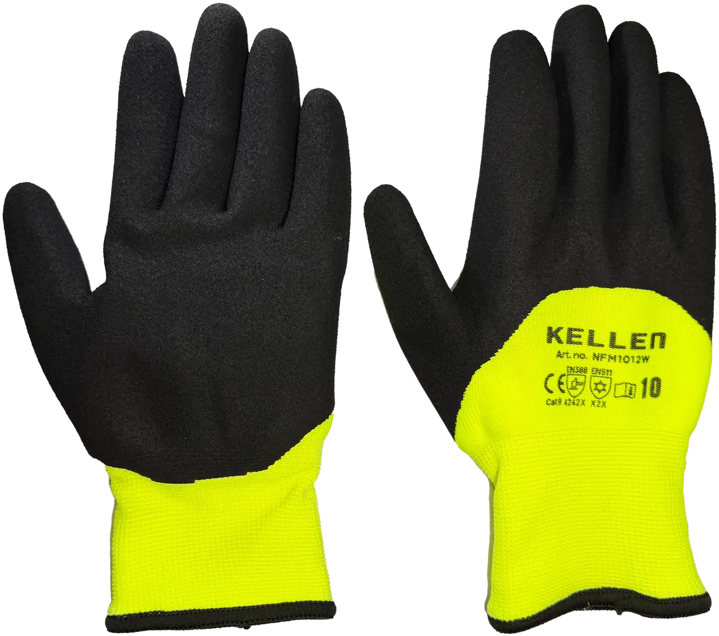 Kellen talvityökäsine nitriilipinnoitteella NFM1012W hi-vis - hi-vis - 1