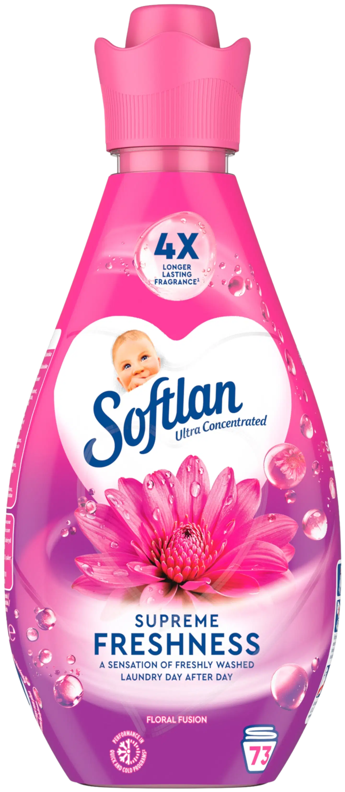 Softlan Supreme Freshness Floral Fusion huuhteluaine 730ml