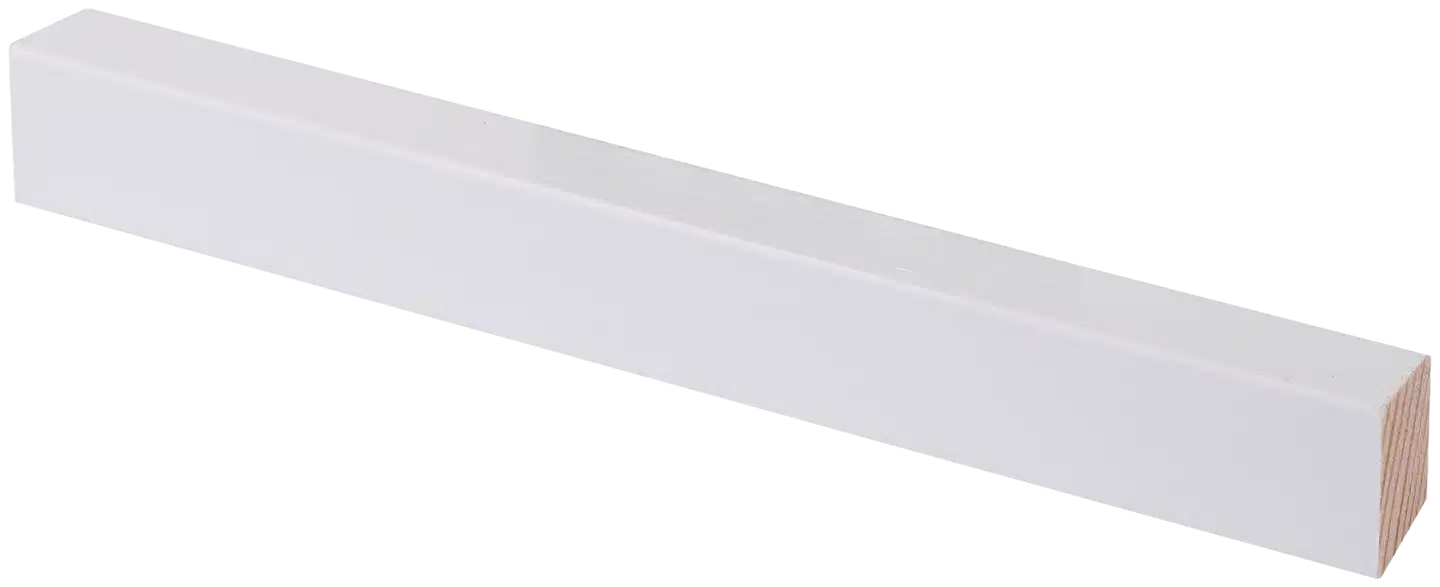 Maler mattolista Aava sormjatkettu oksaton mänty 12x16x3300 maalattu valkoinen