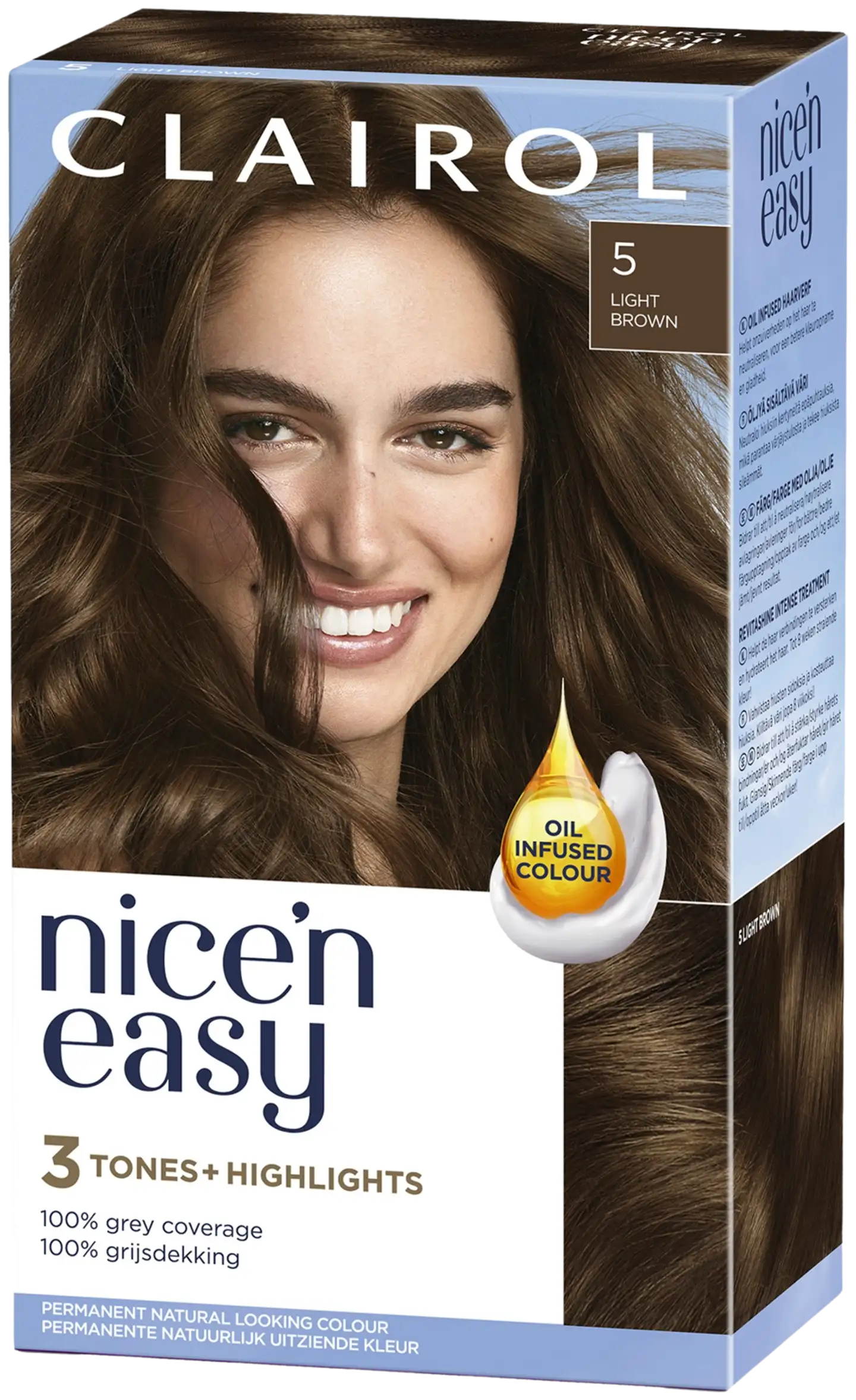 Clairol Nice´n Easy kestoväri 5 ruskea