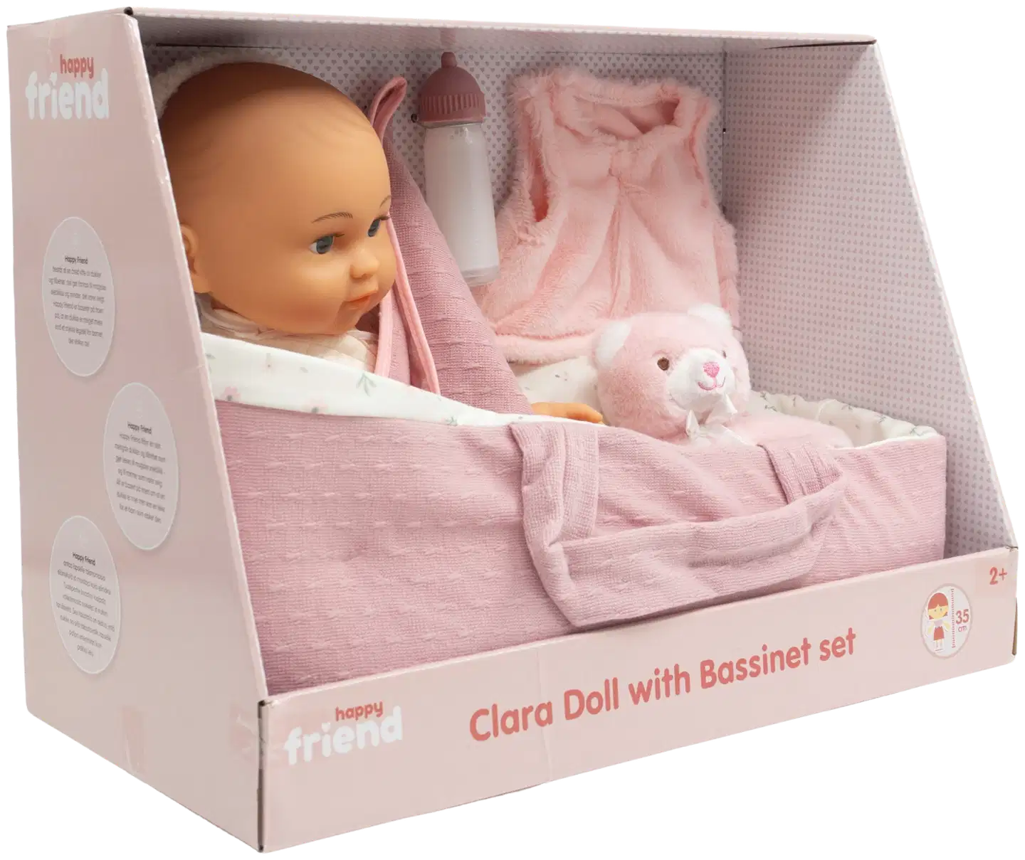 Happy Friend Clara Doll 35cm kantokassi leikkisetti - 2