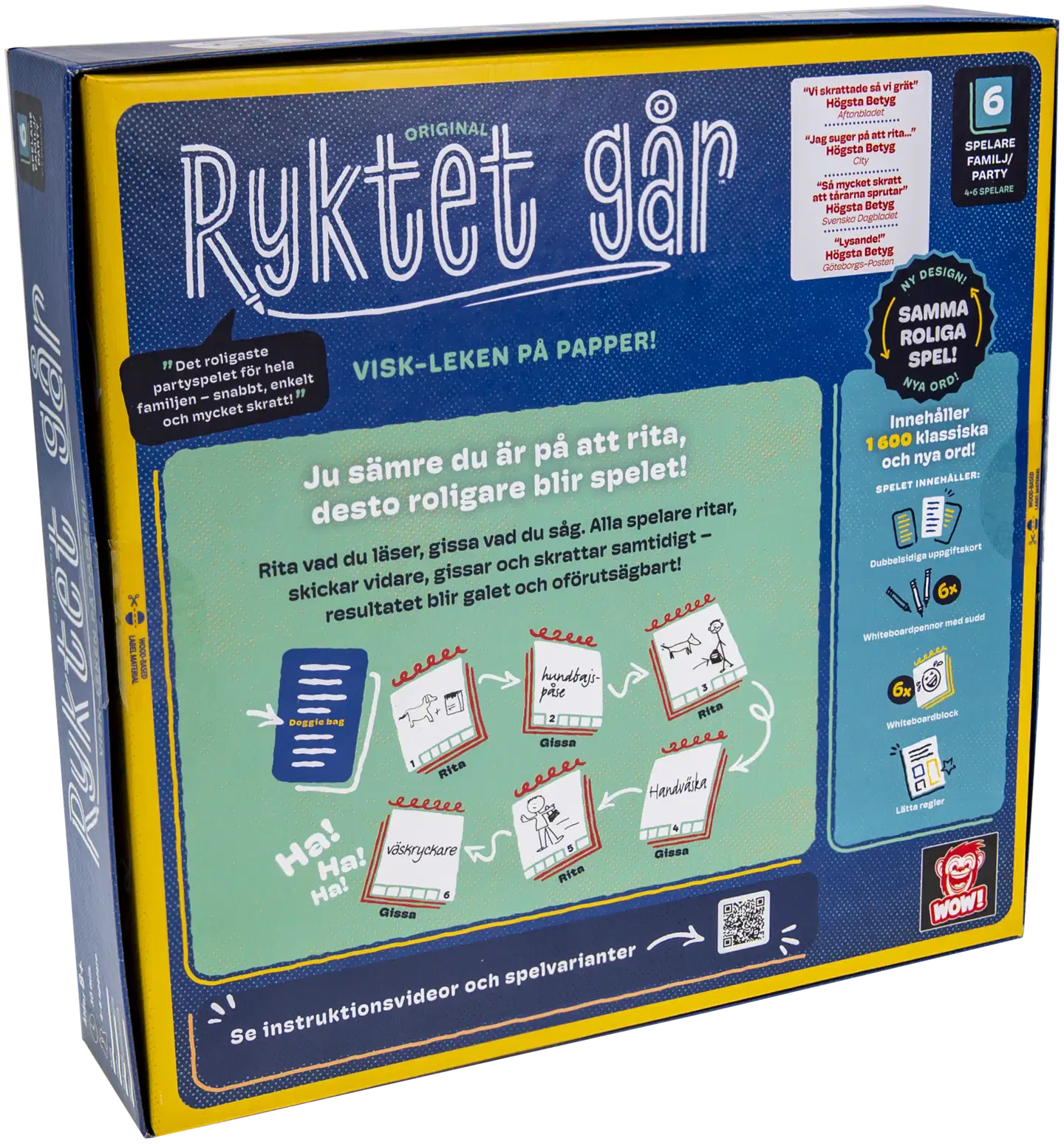 WOW! lautapeli Ryktet Går Original ruotsinkielinen - 7