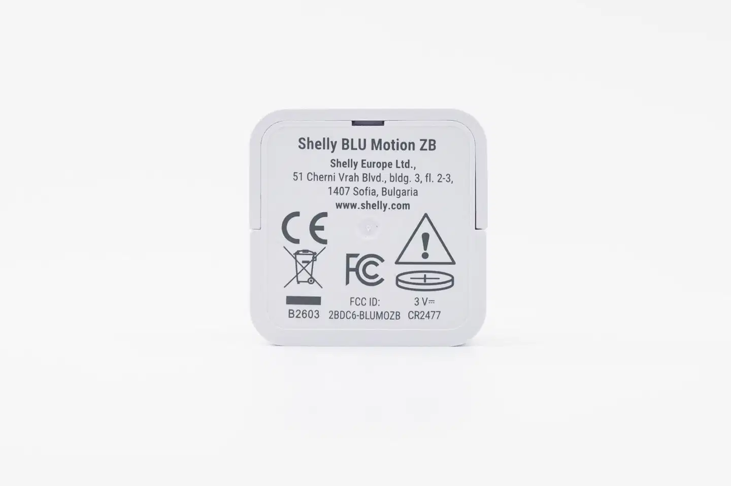 Shelly BLU Motion ZB White - Bluetooth- ja Zigbee-liiketunnistin - 7