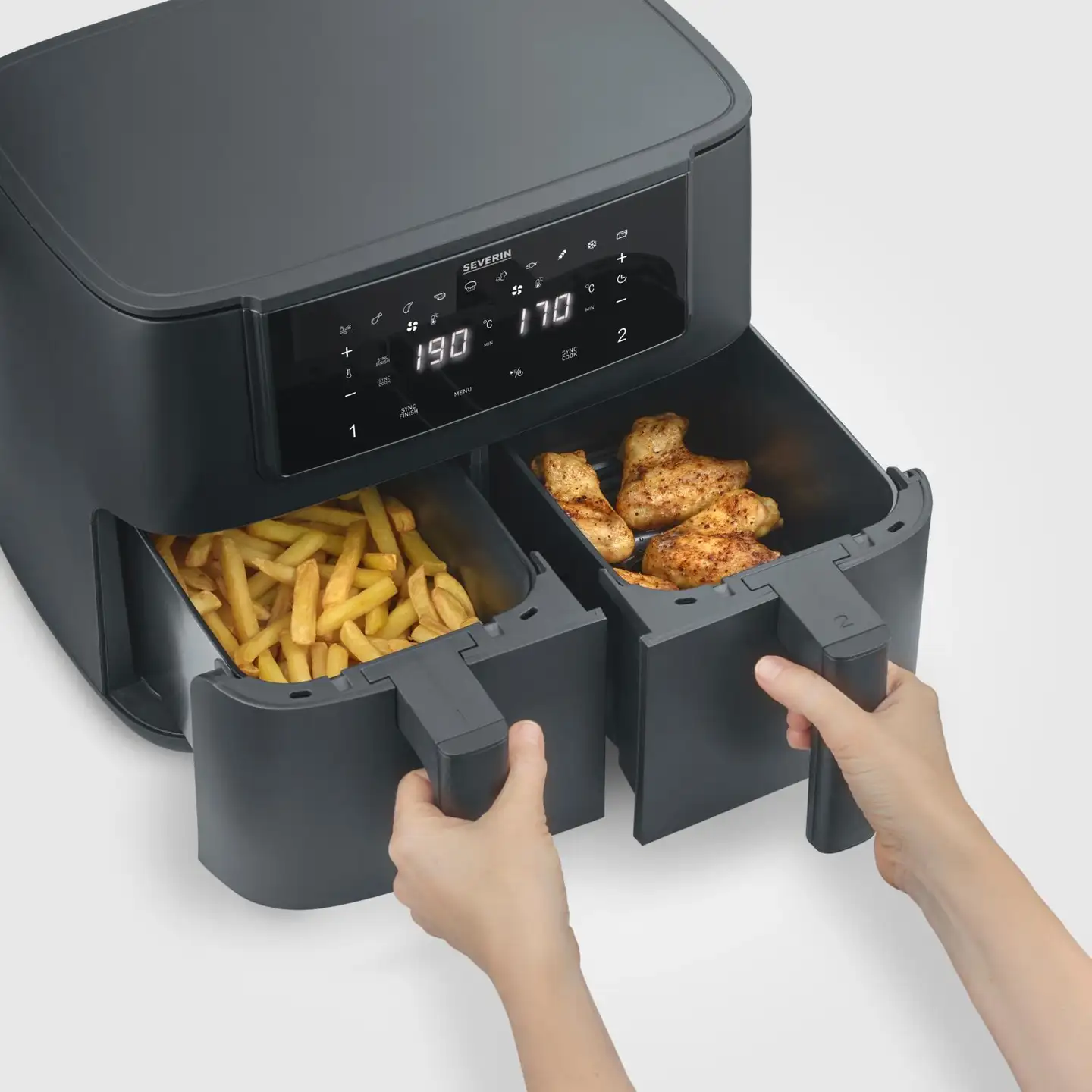 Severin airfryer FR2463 FryLight "Dual" - 7