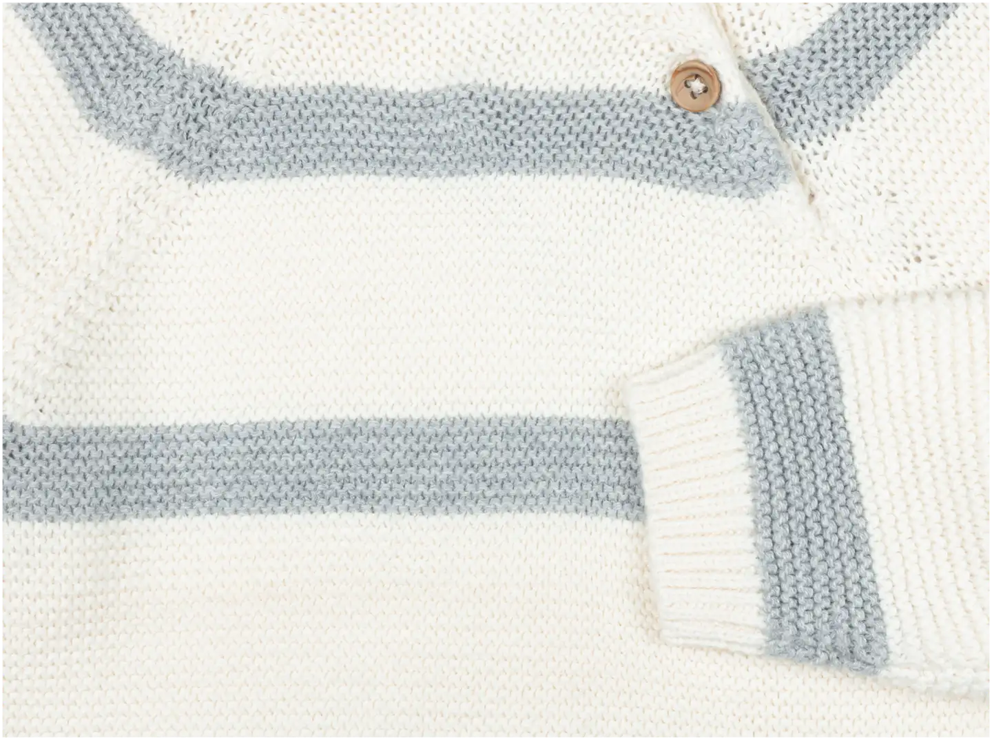 TEX BABY vauvojen raitaneule I990470 - GREY CHINE DARK - 3