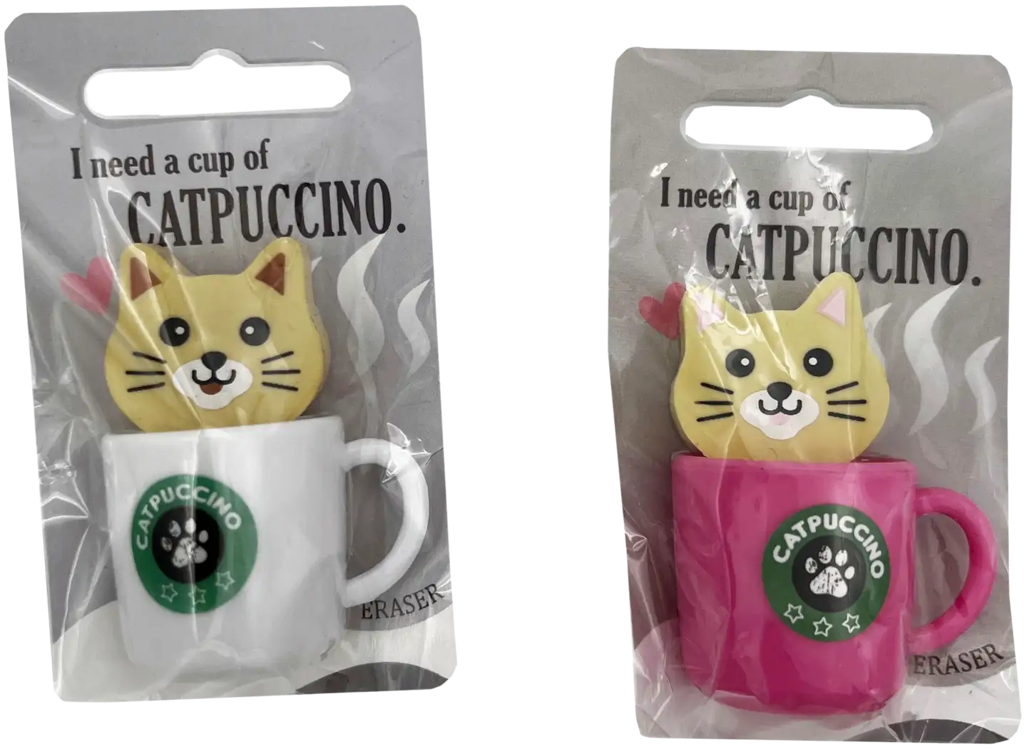 Catpuccino pyyhekumi, 2 eril.lajit.