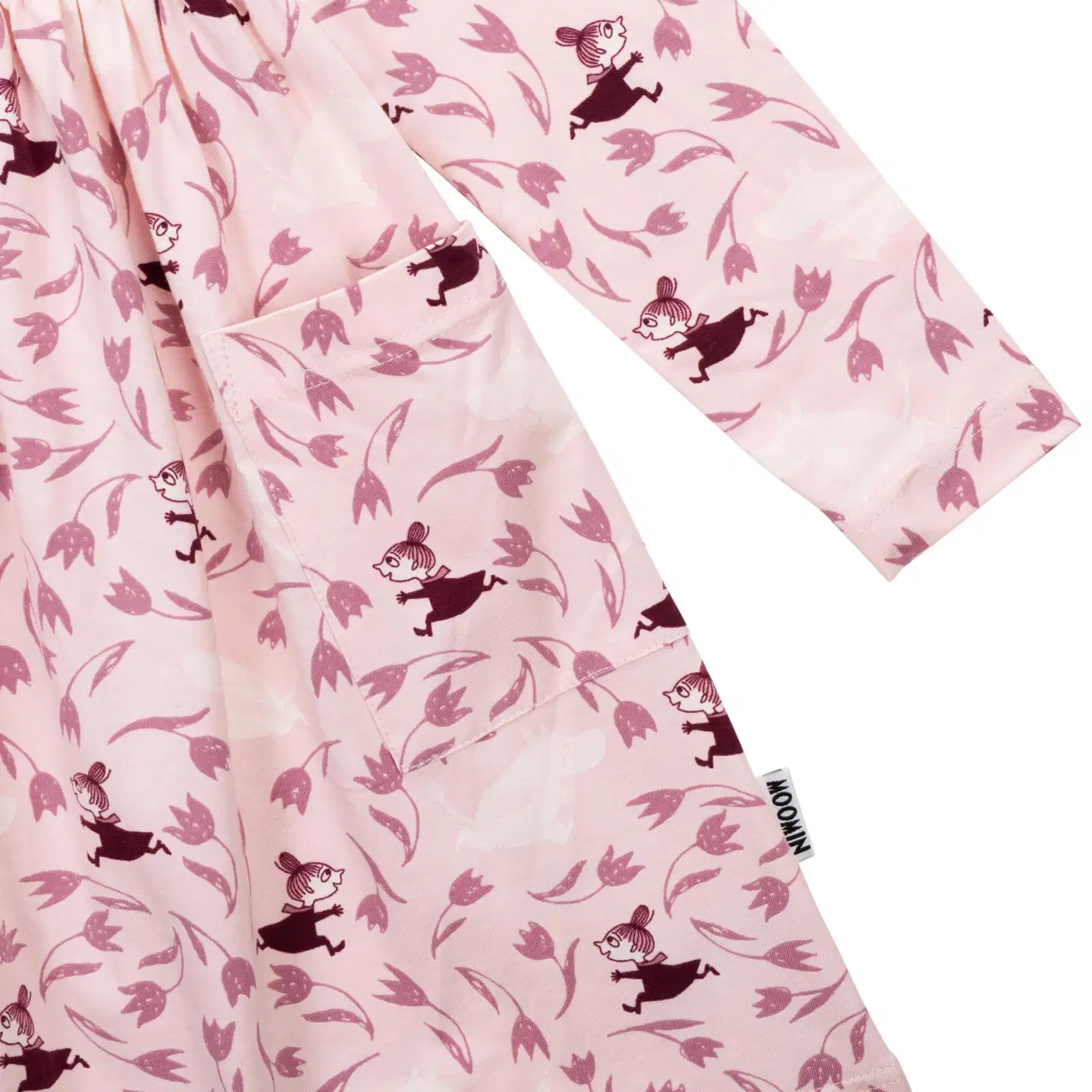 Muumi lasten mekko Kukkajuoksu 593495 - roosa - 2
