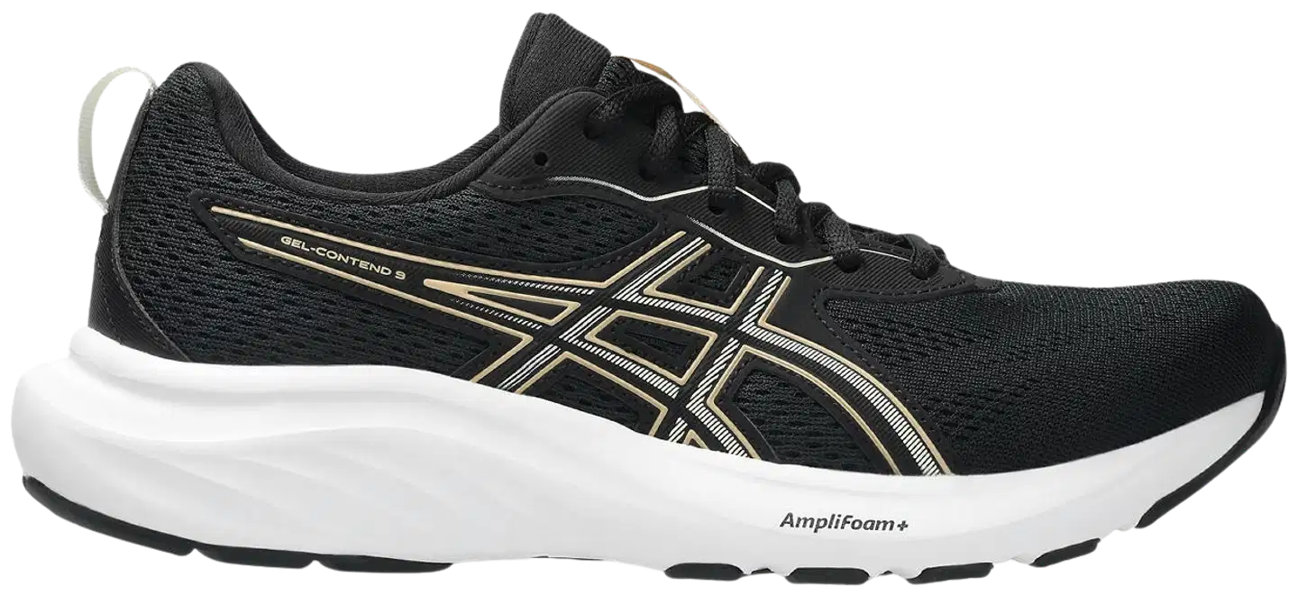 Asics naisten juoksukengät Gel-Contend 9 - BLACK/APRICOT CRUSH - 1