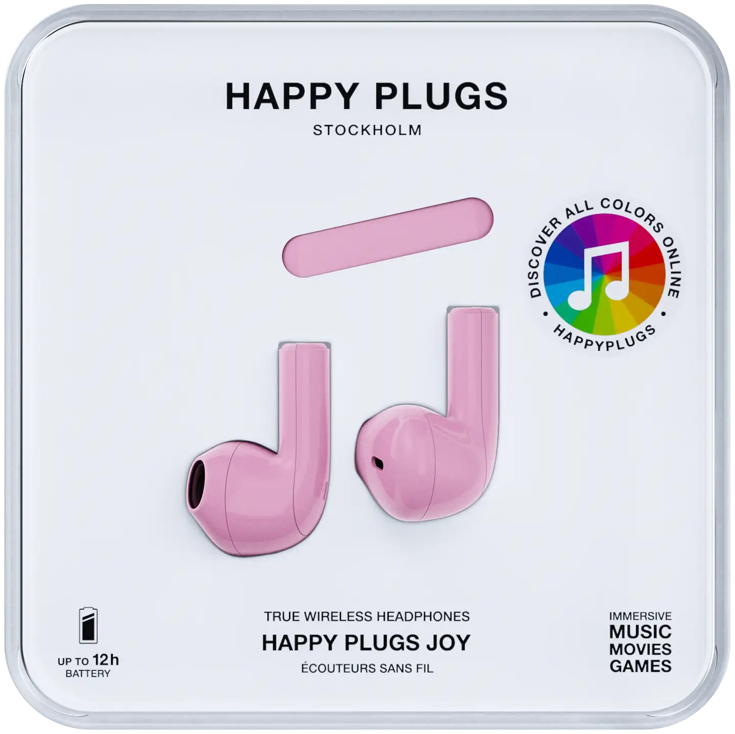 Happy Plugs Bluetooth nappikuulokkeet Joy kirsikka - 10