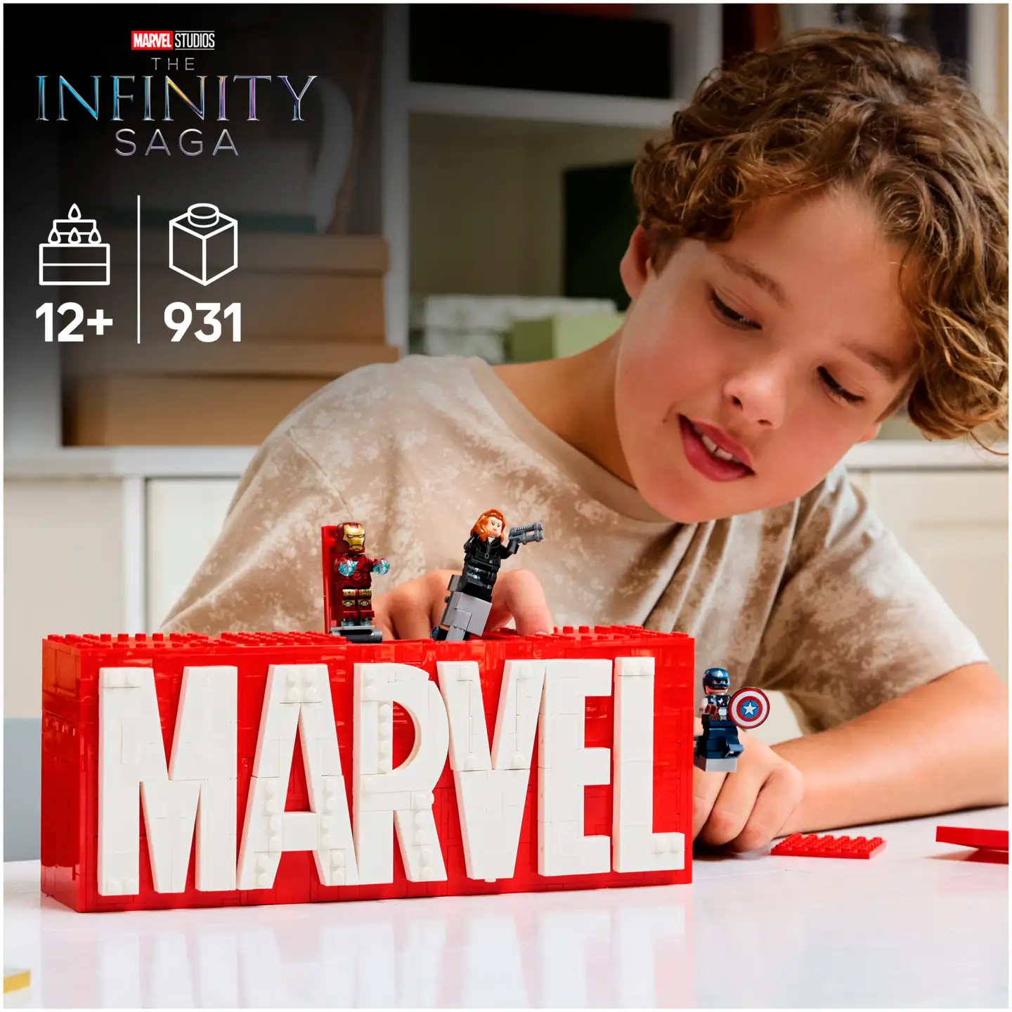 LEGO® Super Heroes Marvel 76313 MARVEL-logo ja minihahmot - 6