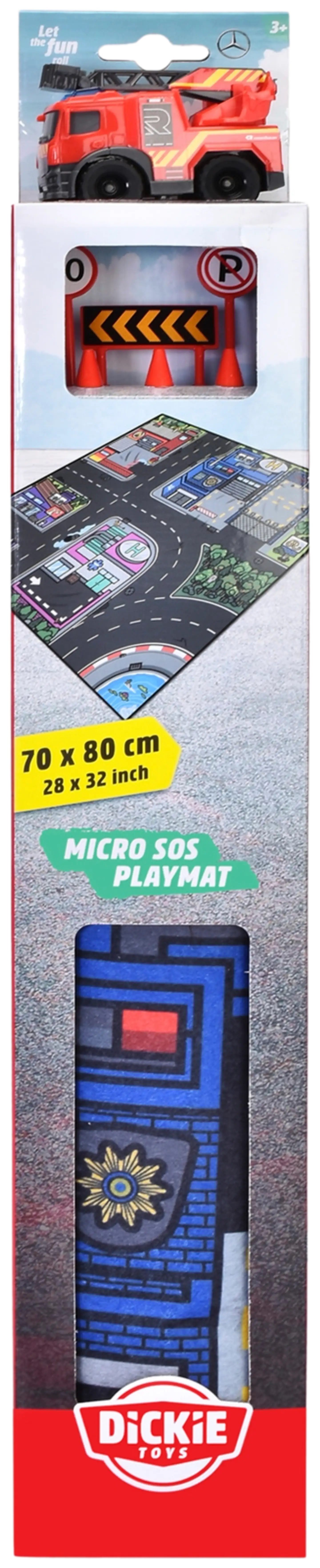 Dickie Toys Micro World Liikennematto ja ajoneuvo, lajitelma, 4 erilaista, myydään yksittäin - 6