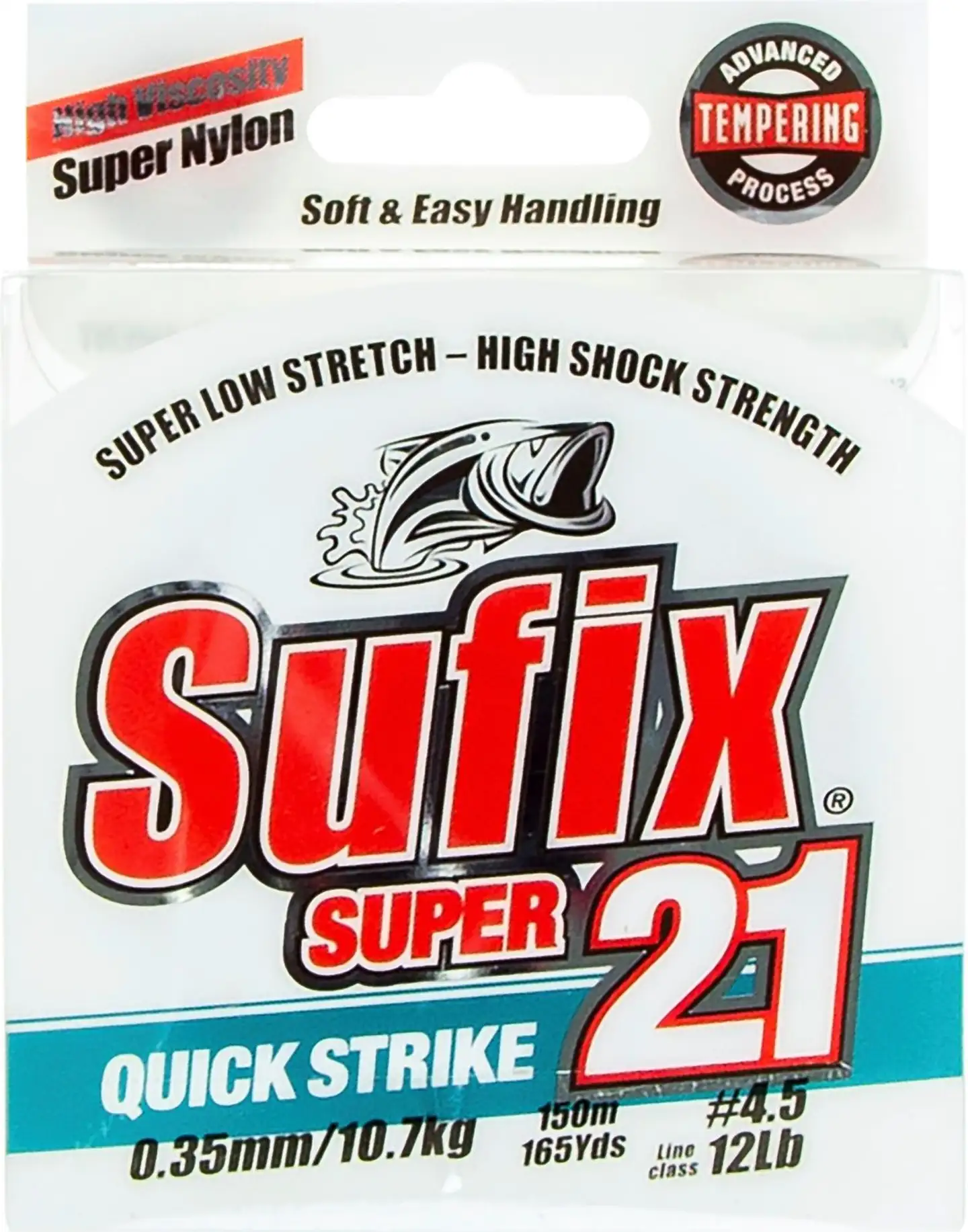 Sufix Super 21 150m 0,35mm/10.7kg kirkas siima