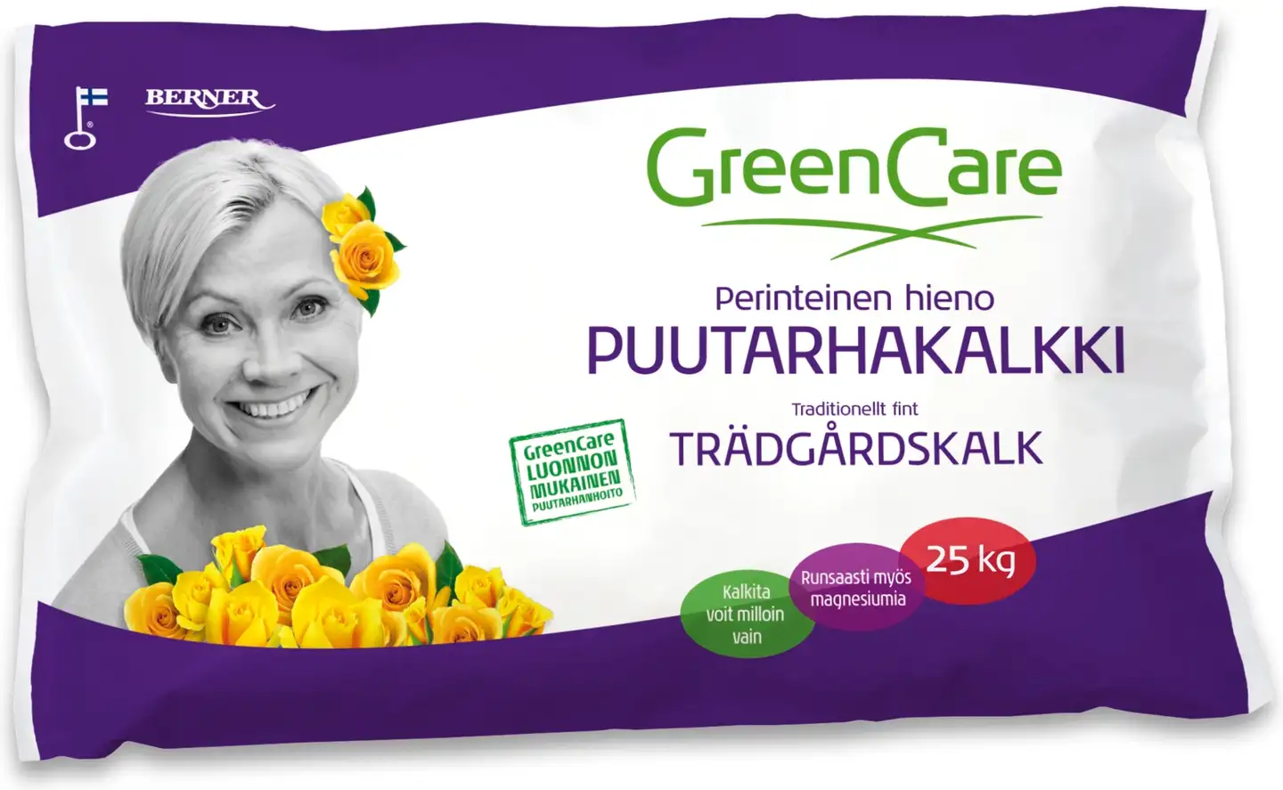 GreenCare 25kg perinteinen hieno puutarhakalkki