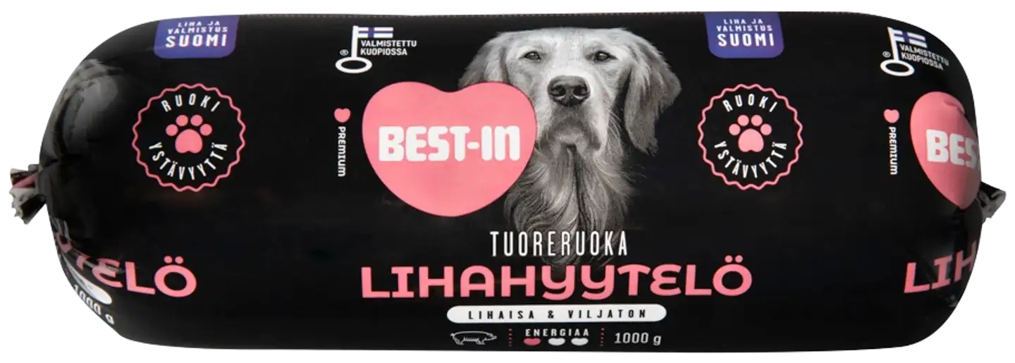 Best-In Lihahyytelö koiran tuoreruoka 1000g