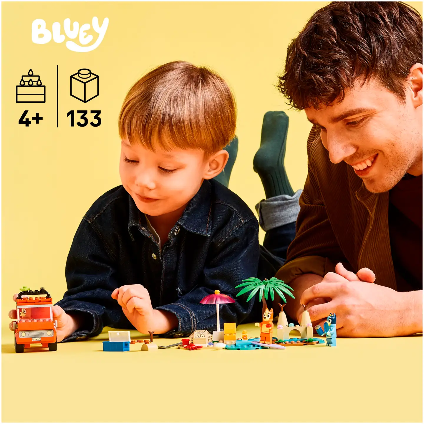 LEGO Bluey 11202 Blueyn perheen autoretki rannalle - 9