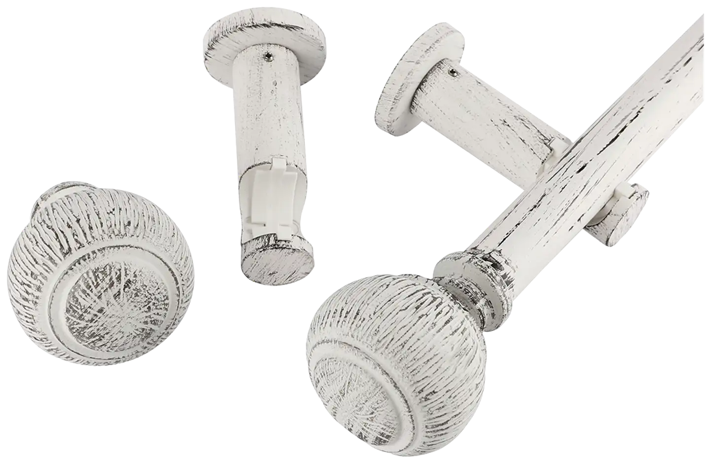 Ihanin verhotanko Amelia valkokulta 160-310cm 25/28mm - 2