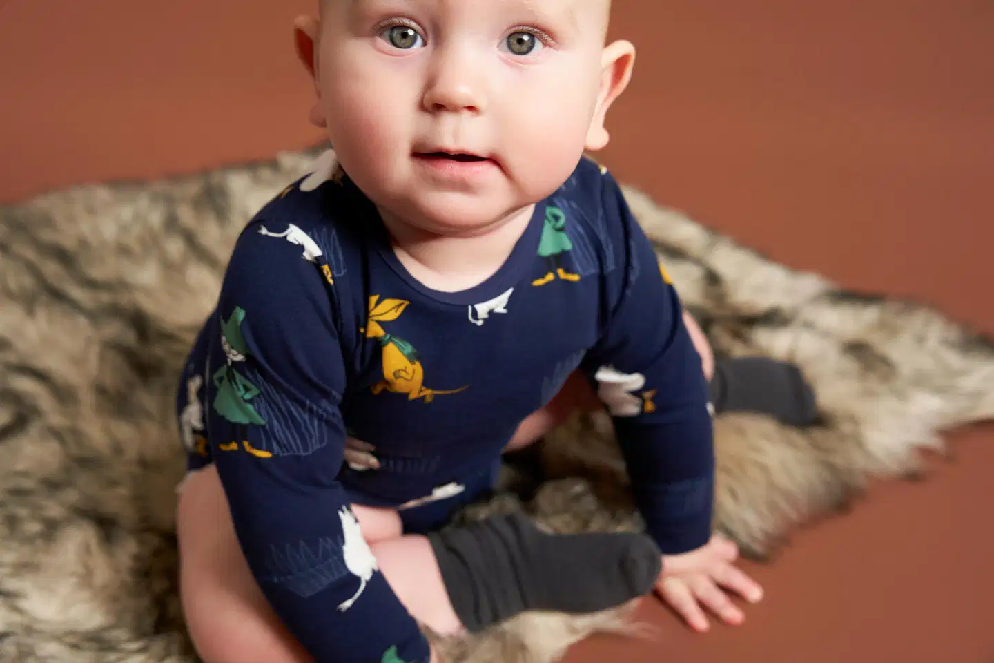 Muumi vauvojen body Kuura 593405 - tummansininen - 7