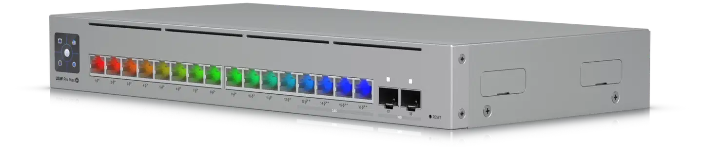 Ubiquiti 16-porttinen PoE-kytkin Layer 3 -ominaisuuksilla USW-PRO-MAX-16-POE - 5
