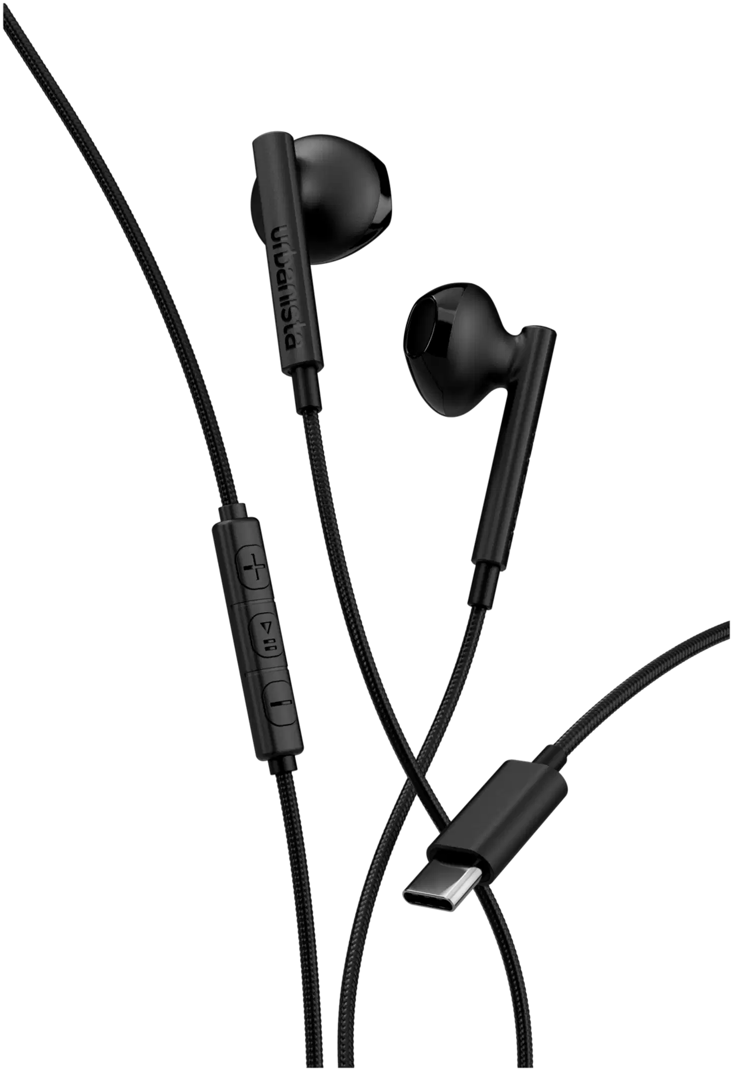 Urbanista langalliset nappikuulokkeet USB-C liitännällä San Francisco 2 musta - 1
