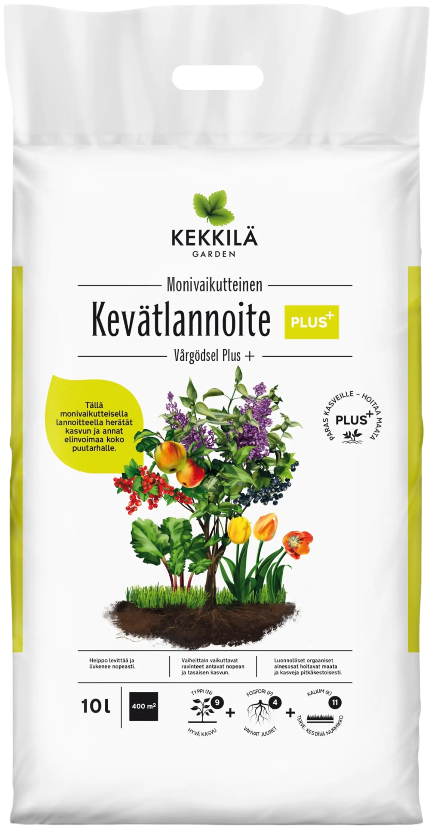 Kekkilä Kevätlannoite Plus+ 10 l