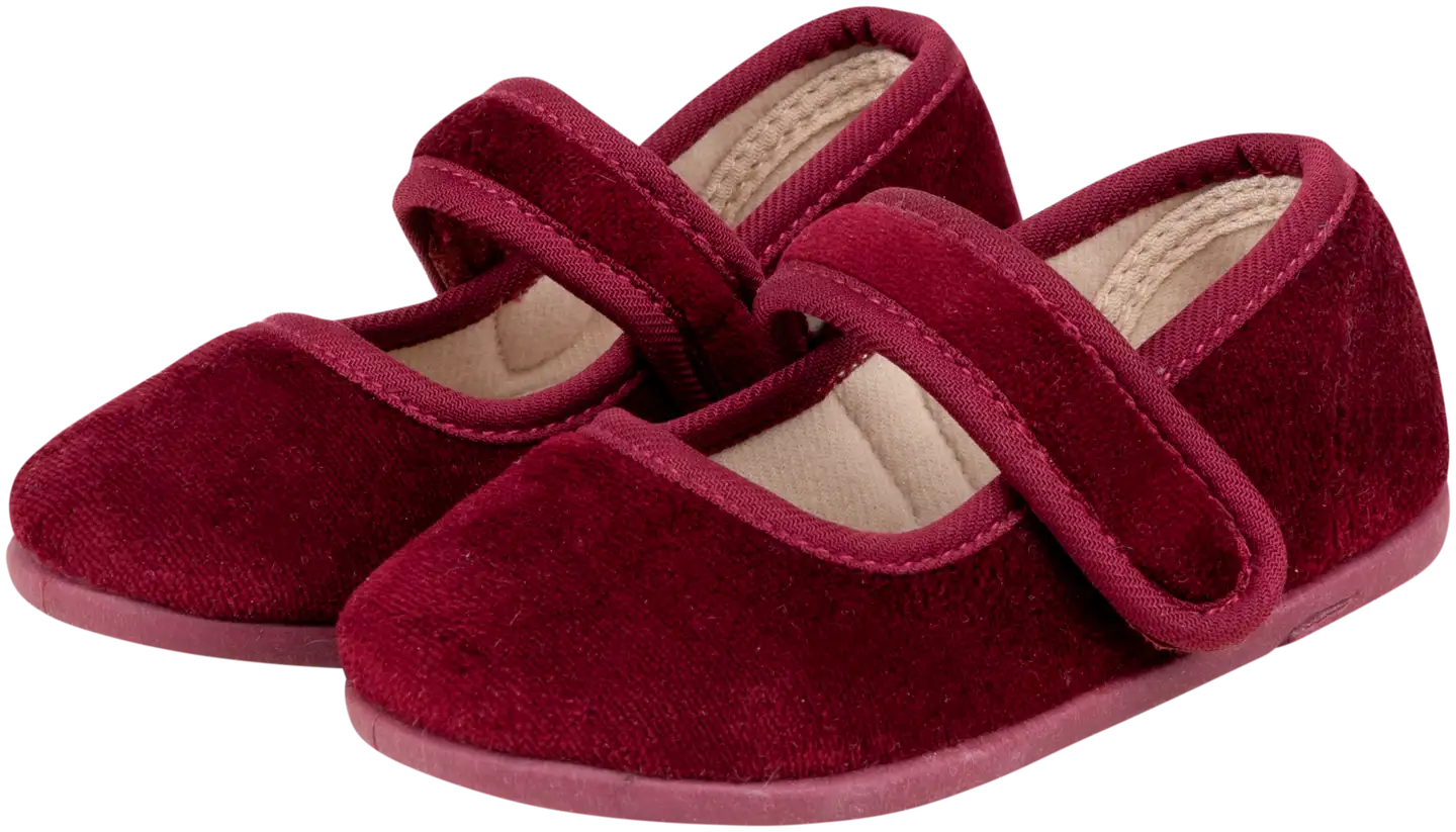 TEX lasten samettiballerinat I907488 - burgundi - 1