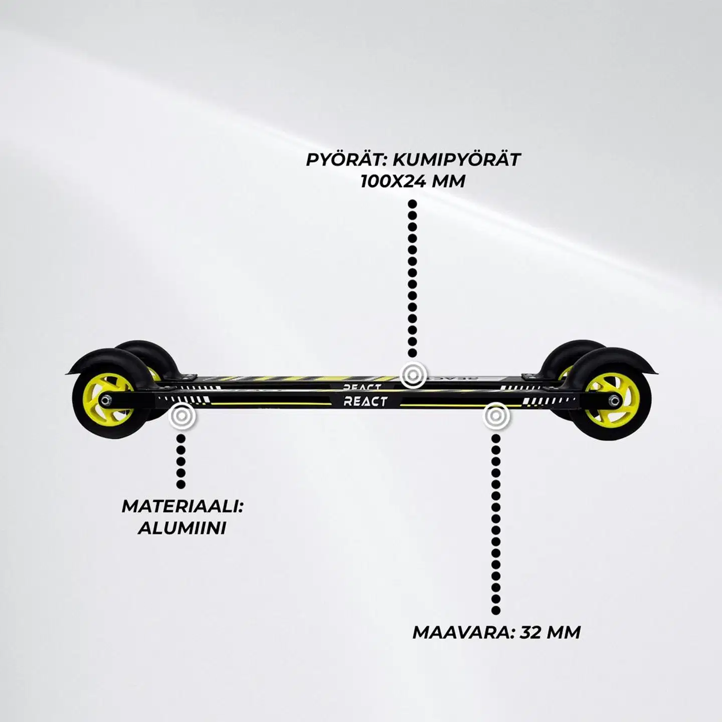 React rullasukset skate 610mm - 2