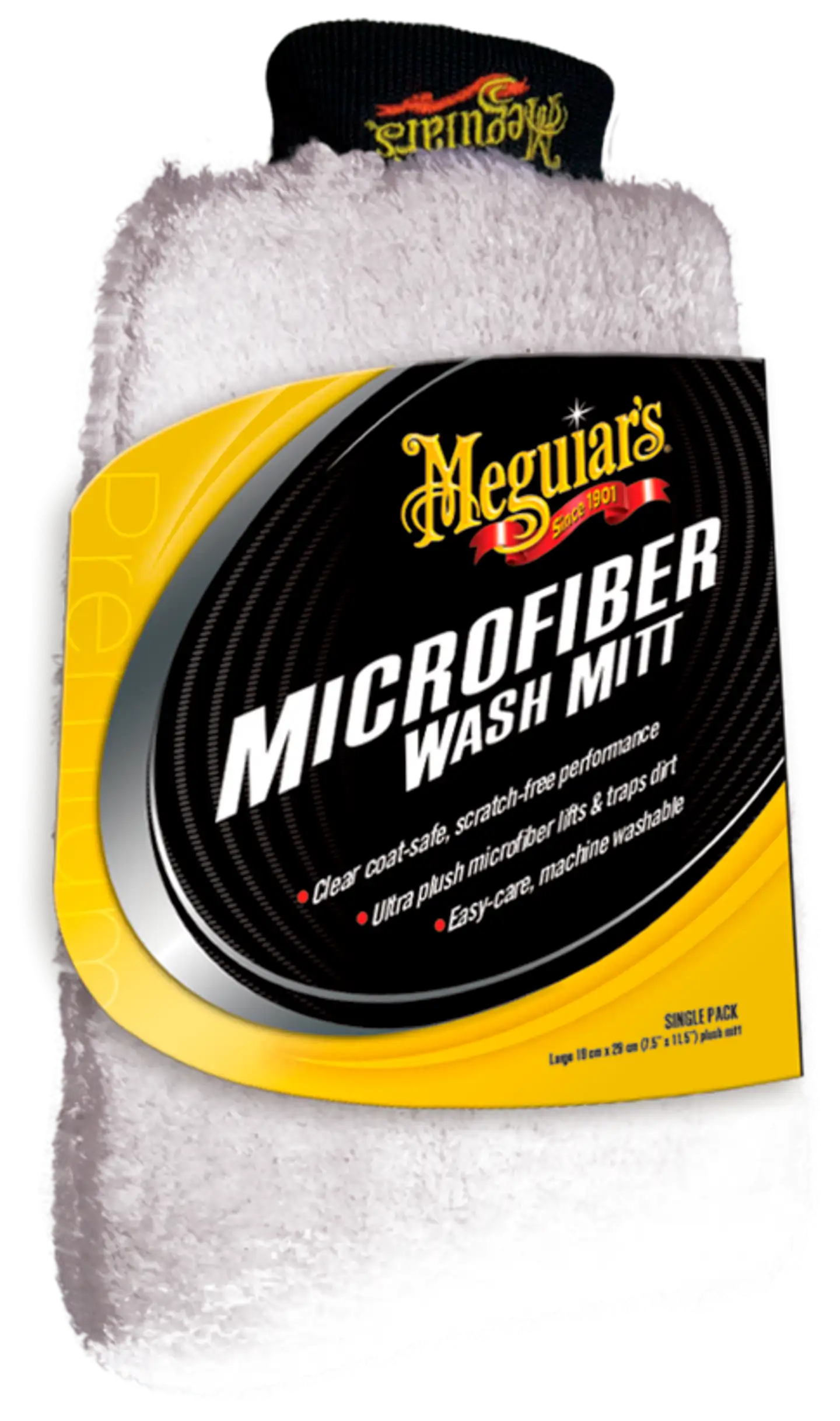 Meguiars super thick microfibre wash mitt paksu pesukinnas