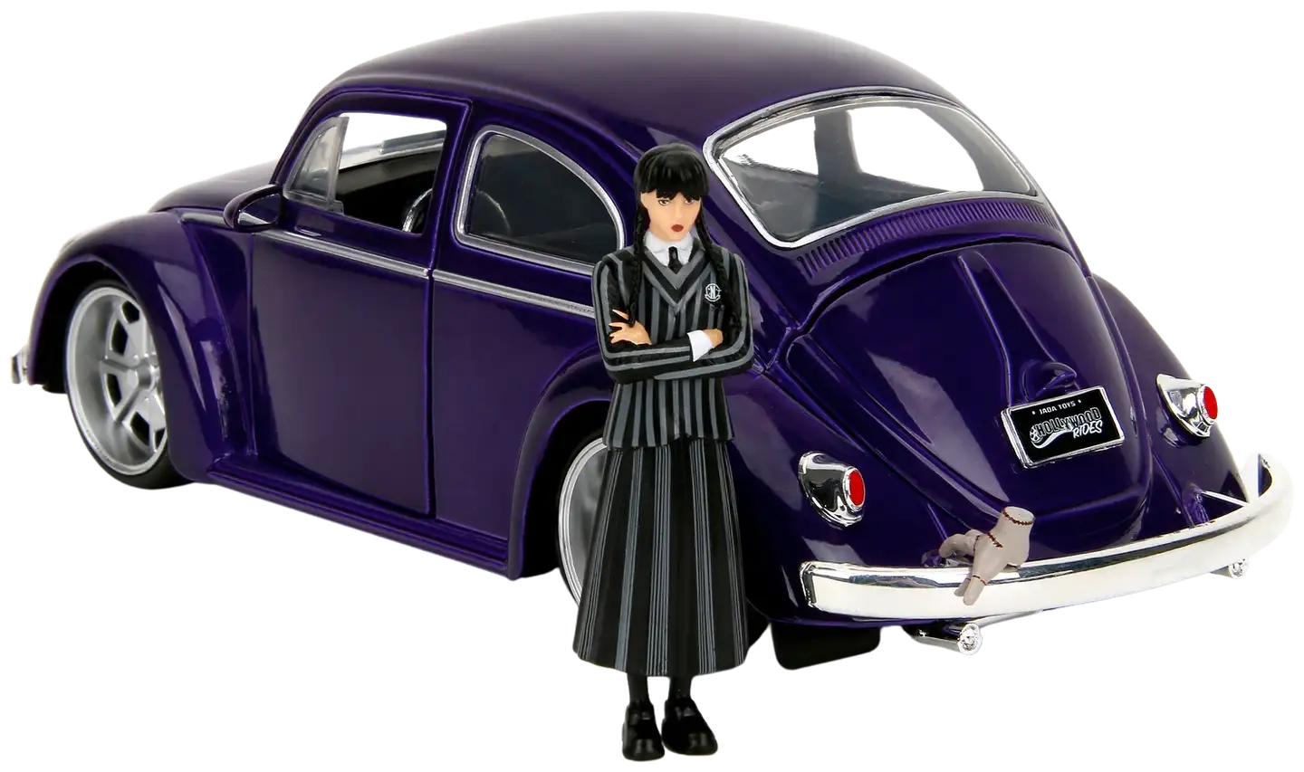 Jada Wednesday Volkswagen Beetle, 19 cm, 1:24, die-cast - 7