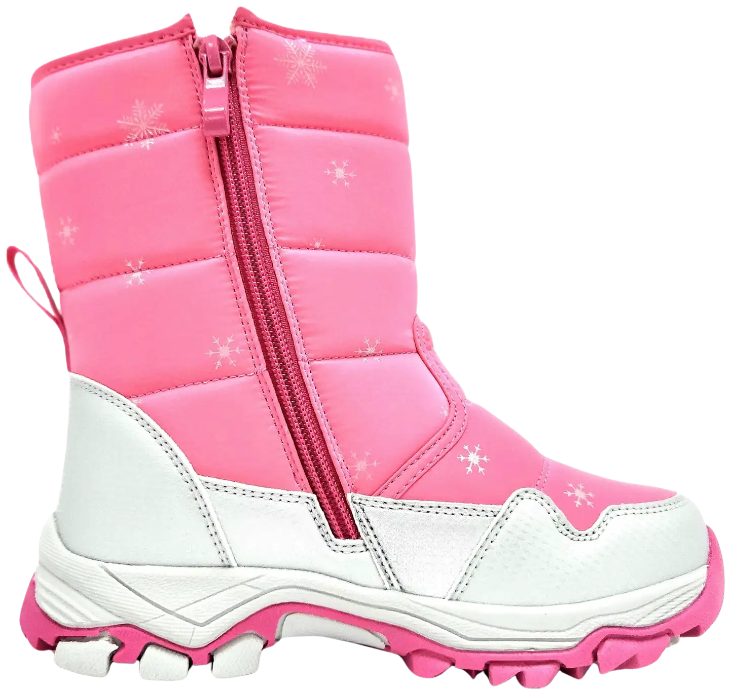 House lasten talvisaappaat Snowflake - FUCHSIA/SILVER - 3