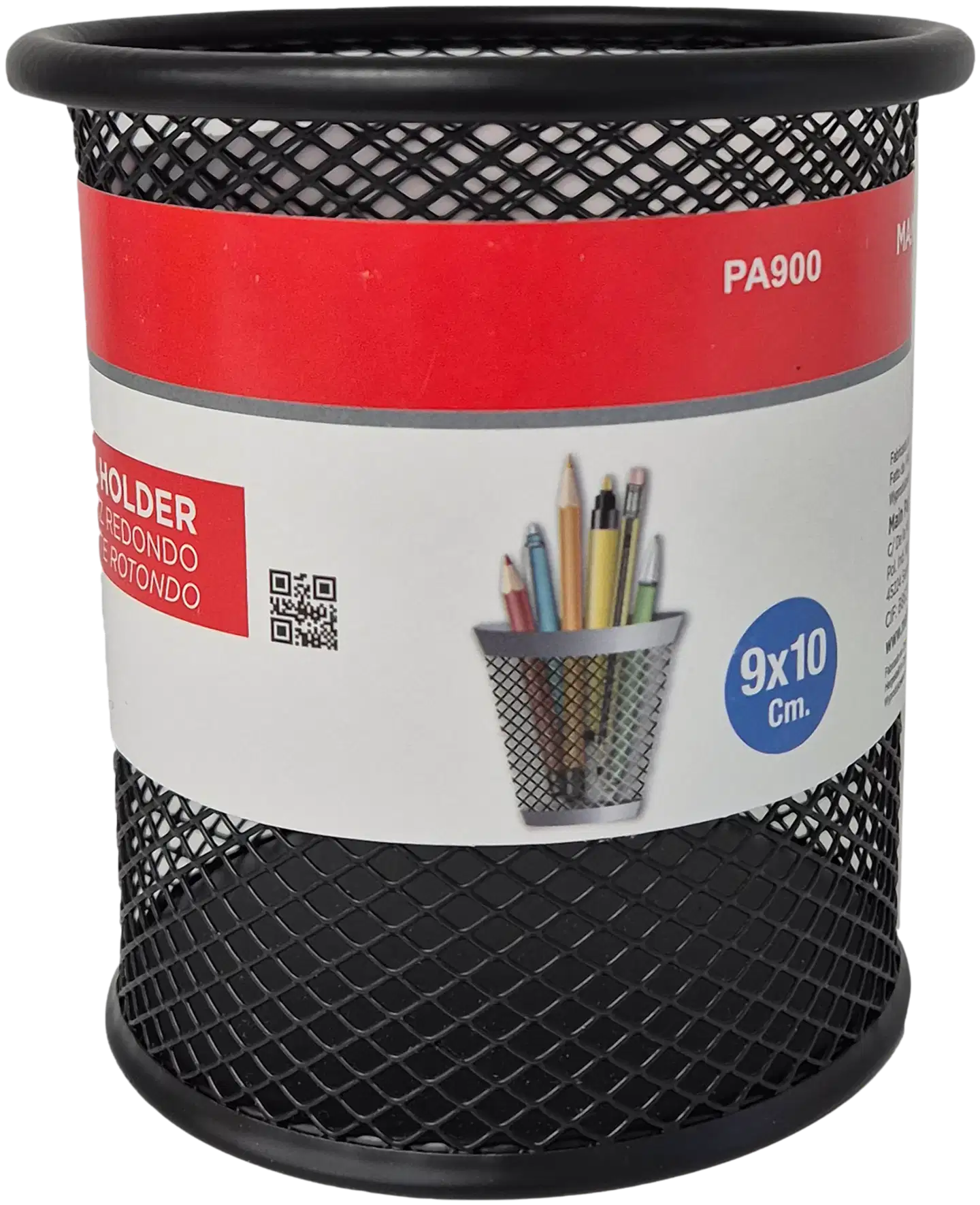 Metallinen kynäpurkki - musta