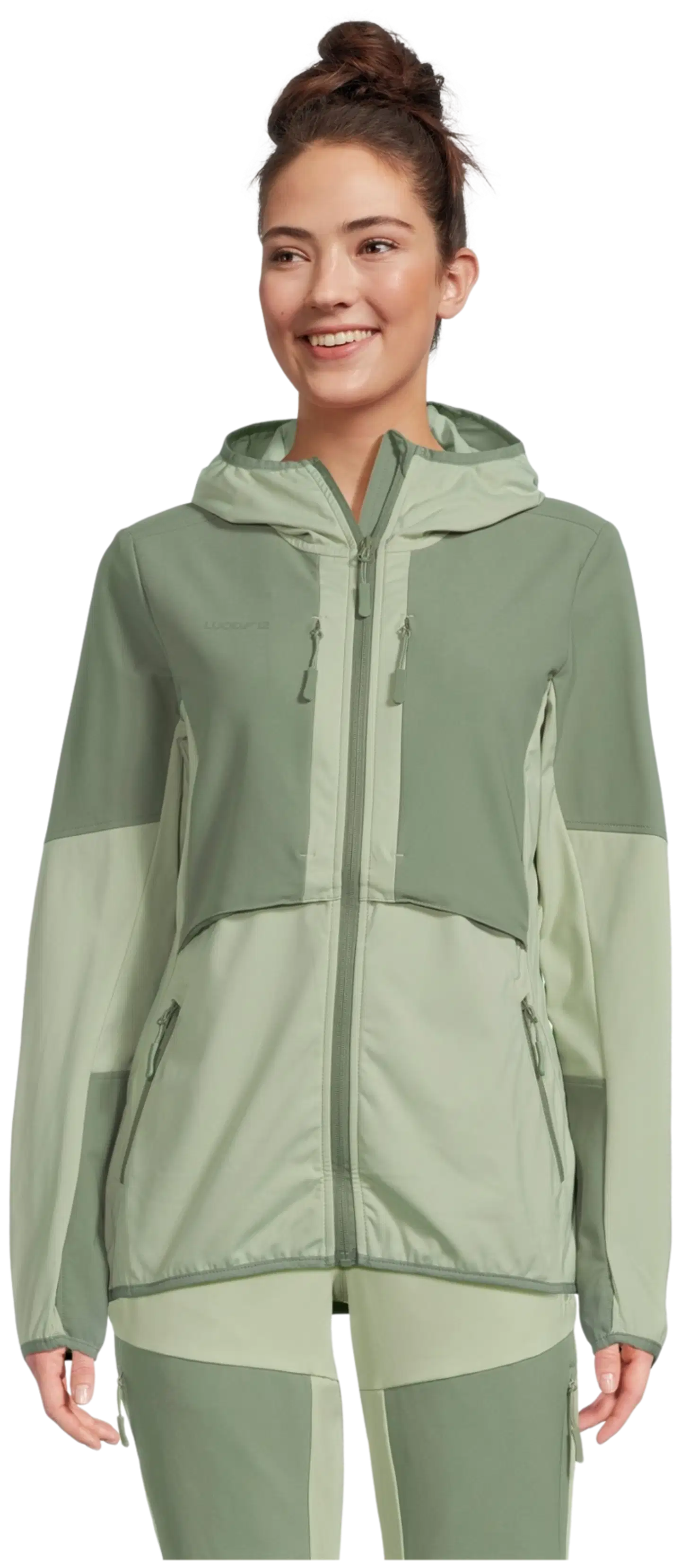 Luode12 naisten retkeily- ja ulkoilutakki 223L112664 - reseda - 1